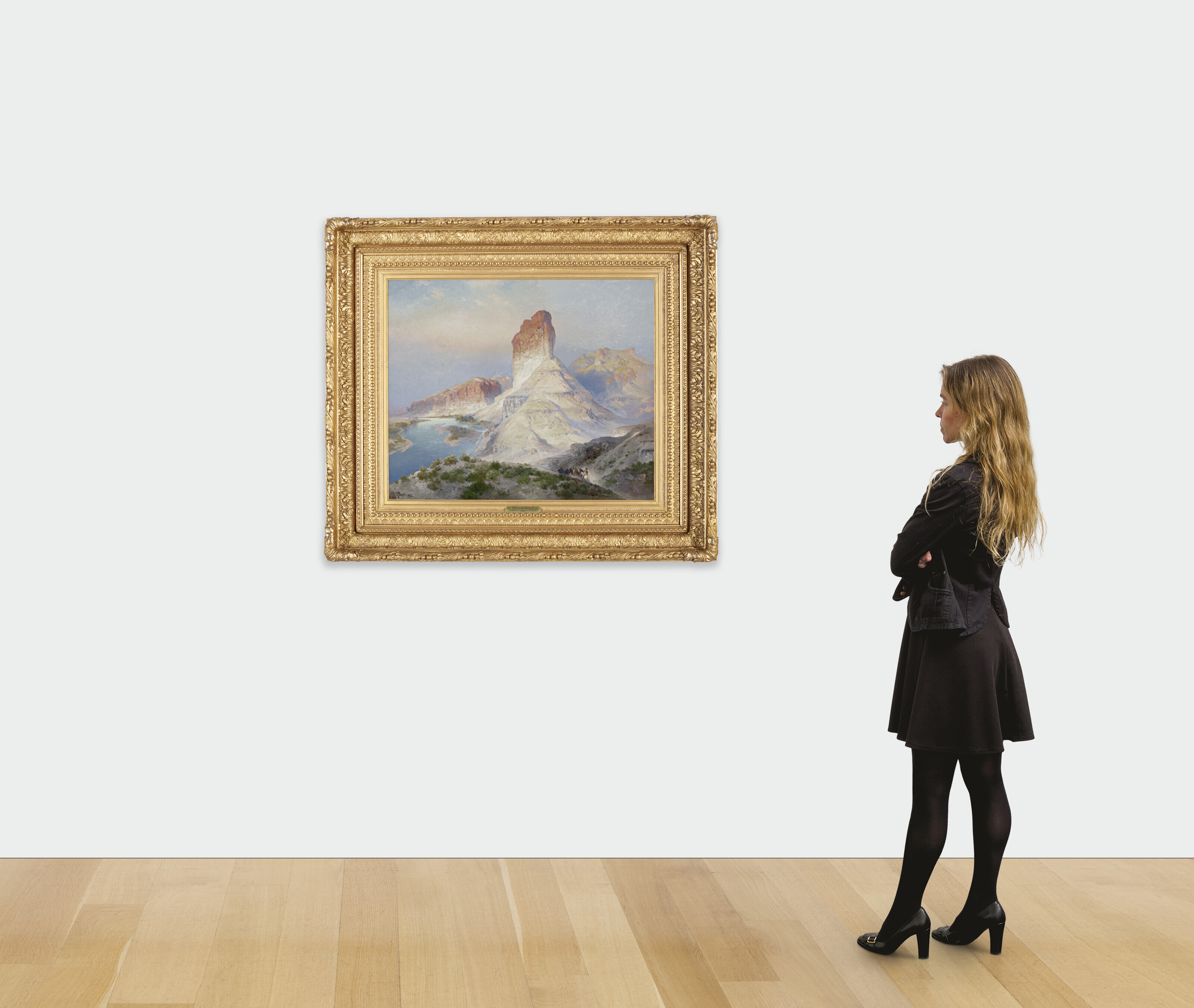 Thomas Moran — Касл-Рок, Грин-Ривер, Вайоминг (Бабье лето. Грин-Ривер. Вайоминг), изображение 5