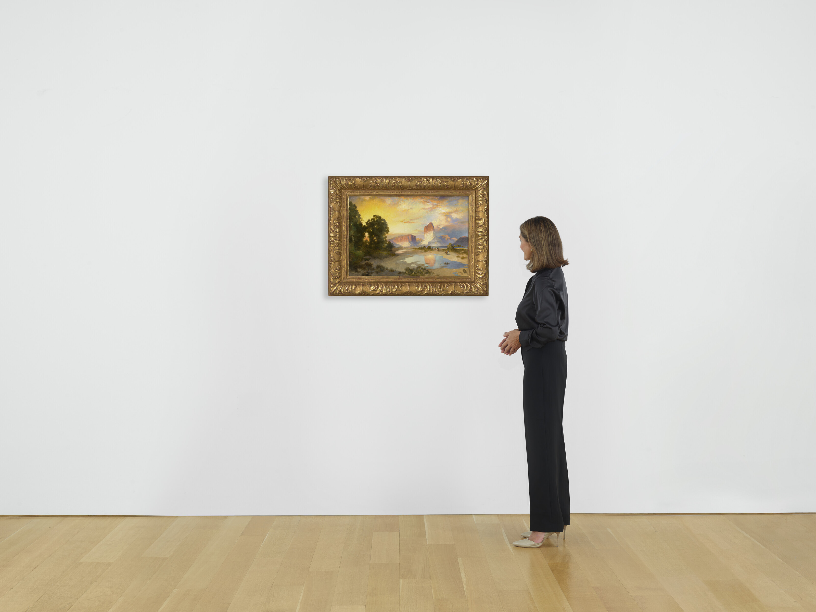 Thomas Moran — Послесвечение, Грин-Ривер, Вайоминг, изображение 4