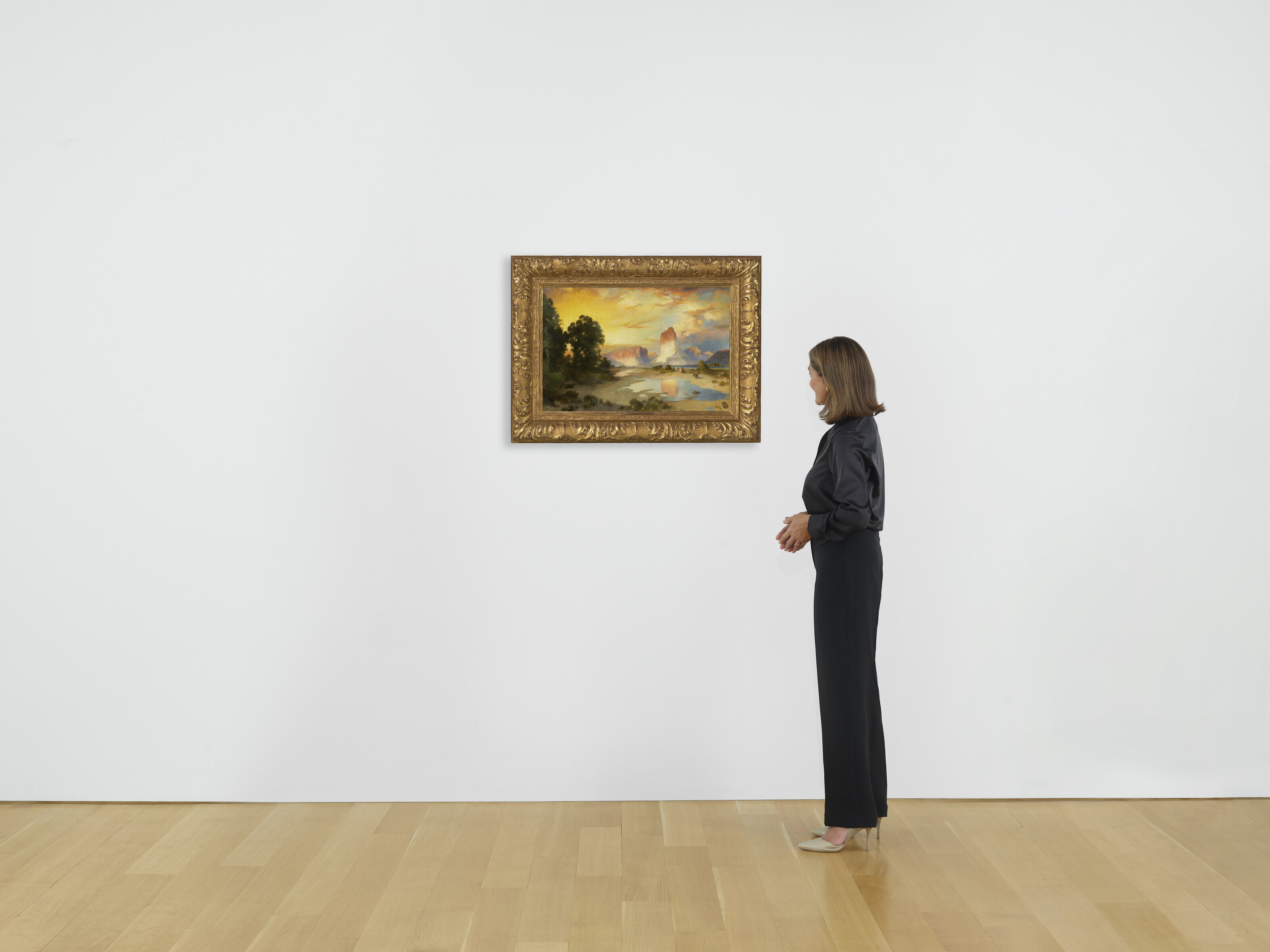 Thomas Moran — Послесвечение, Грин-Ривер, Вайоминг, изображение 5