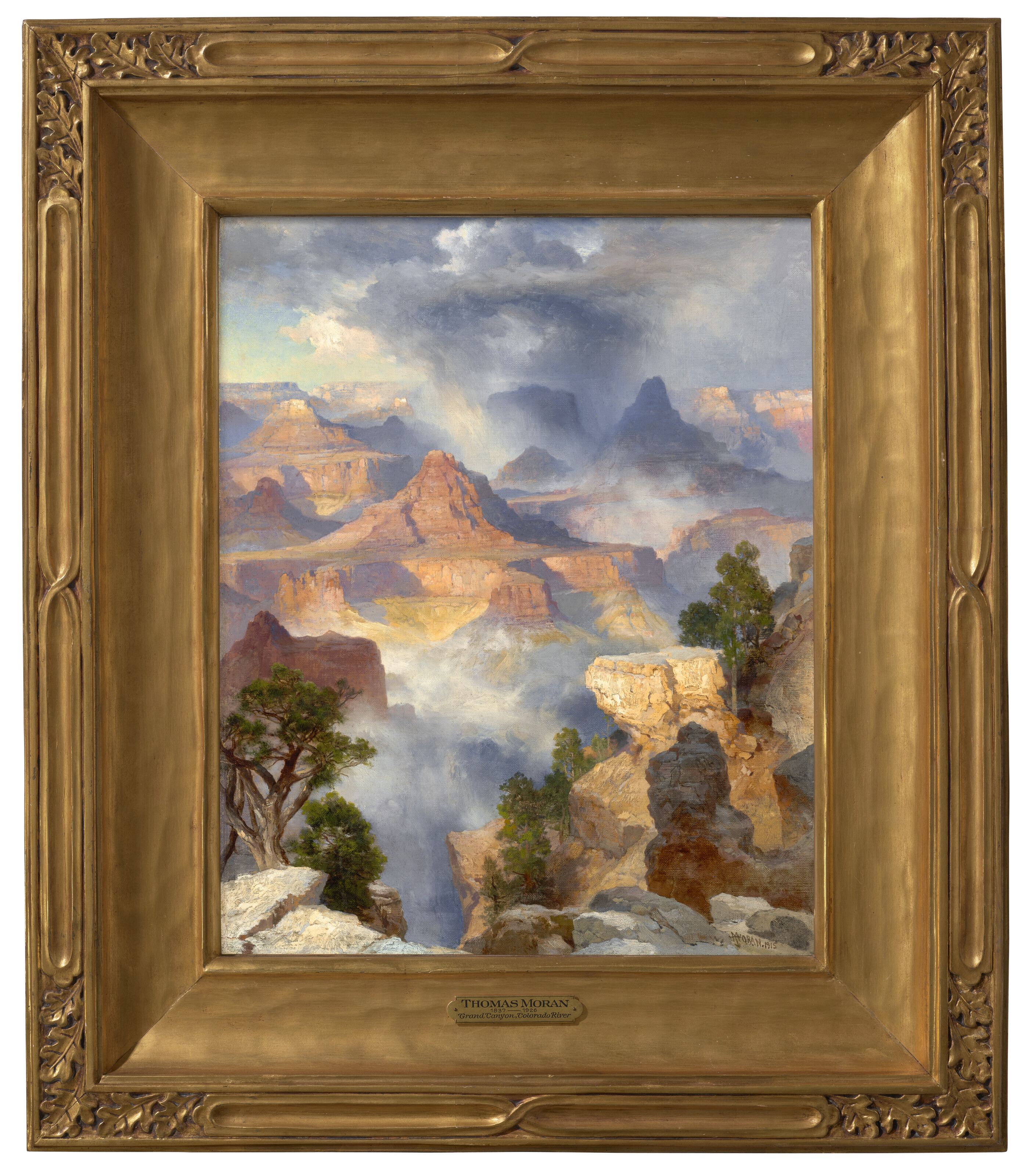 Thomas Moran — Гранд-каньон, река Колорадо, изображение 2