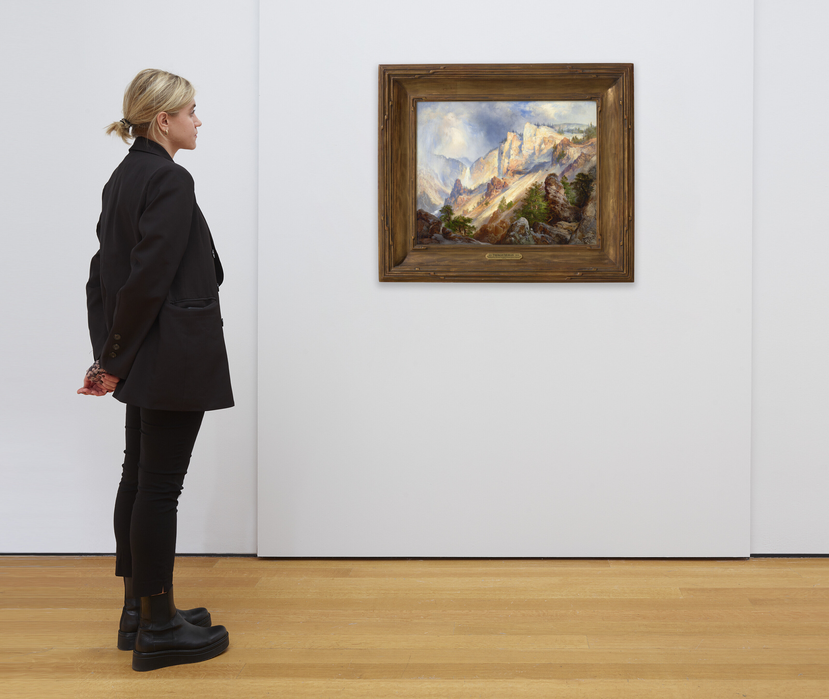 Thomas Moran — Кратковременный ливень в Йеллоустонском каньоне, изображение 4