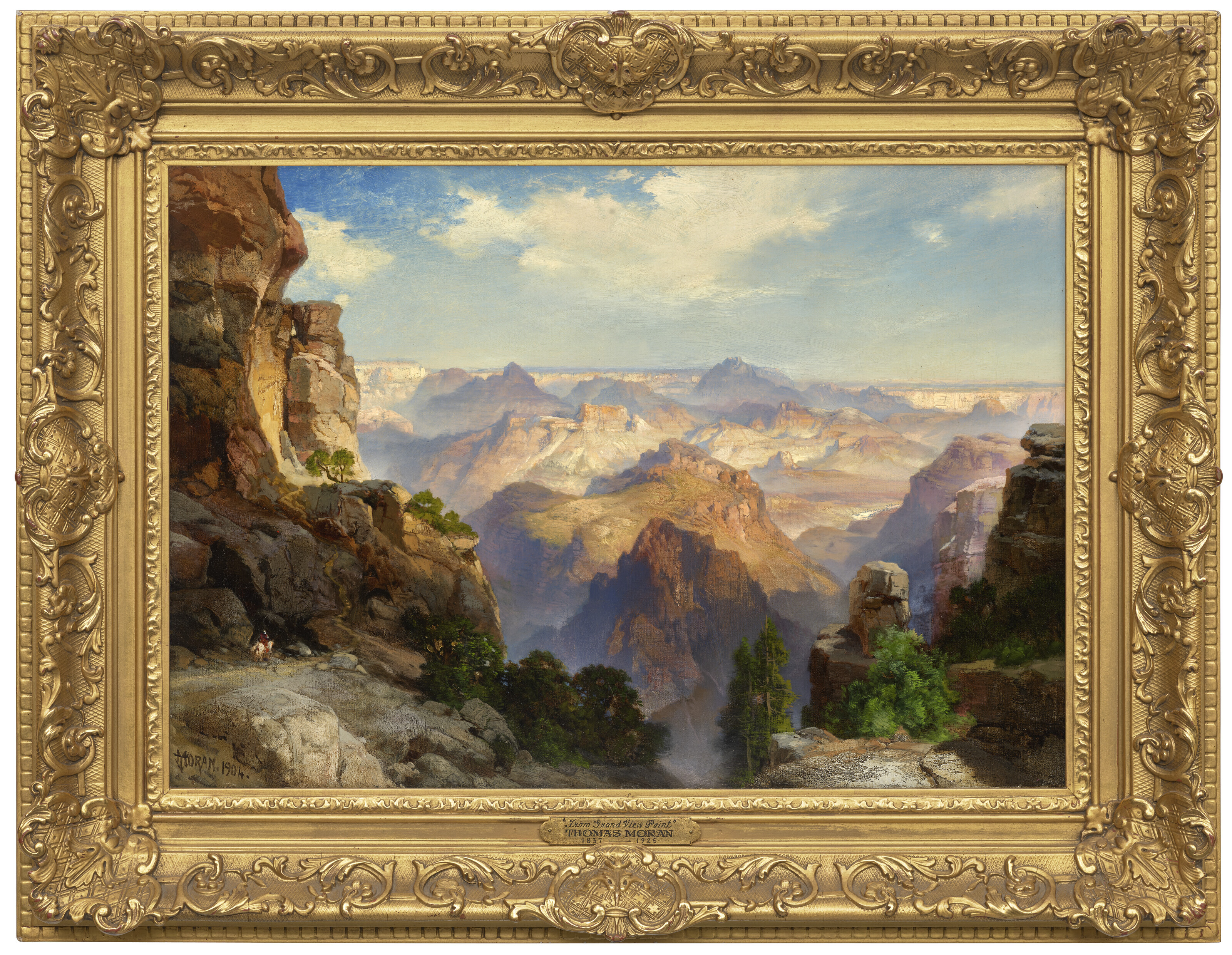 Thomas Moran — Тропа с великолепным видом, изображение 2