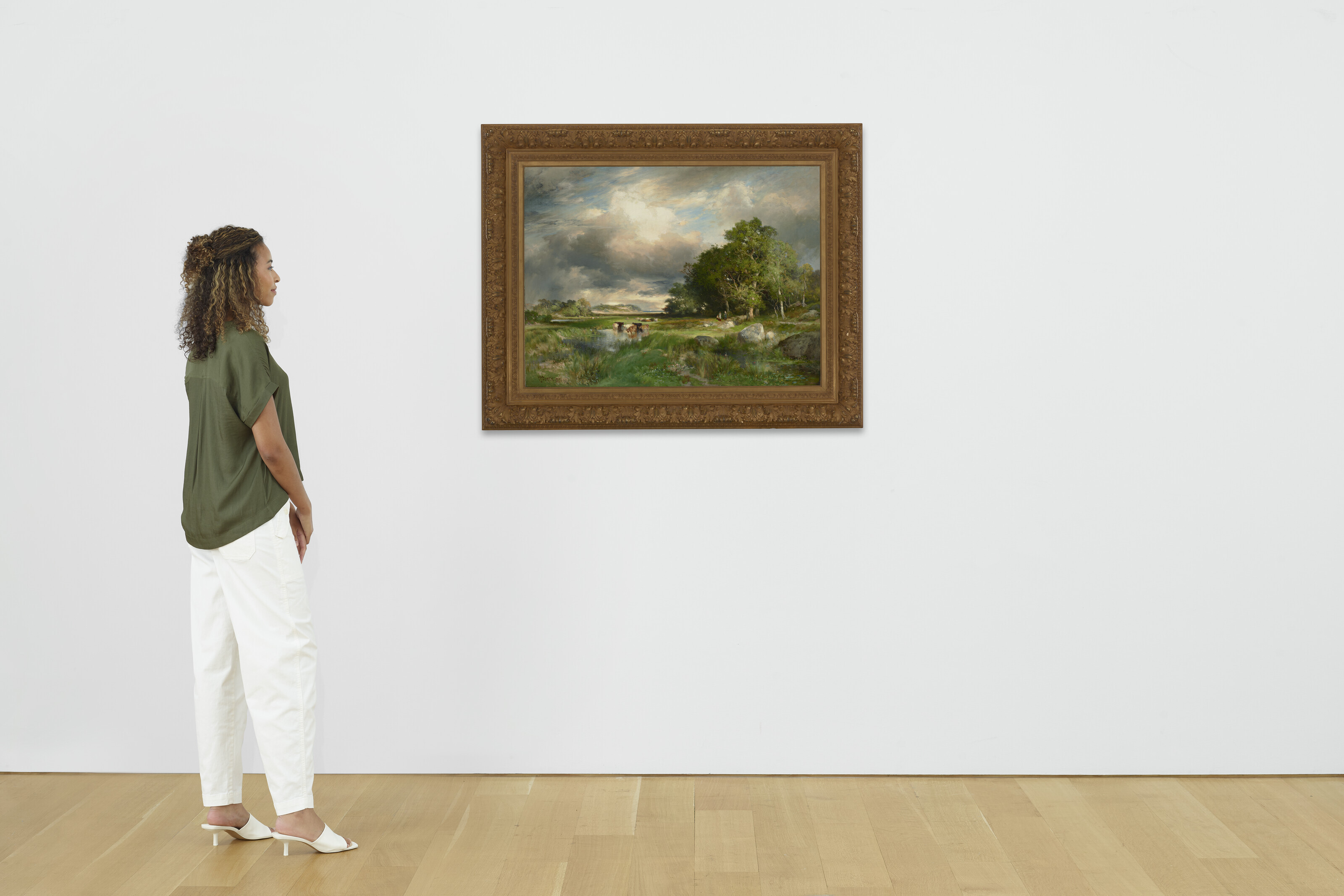 Thomas Moran — Пасмурный день на Лонг-Айленде, изображение 4