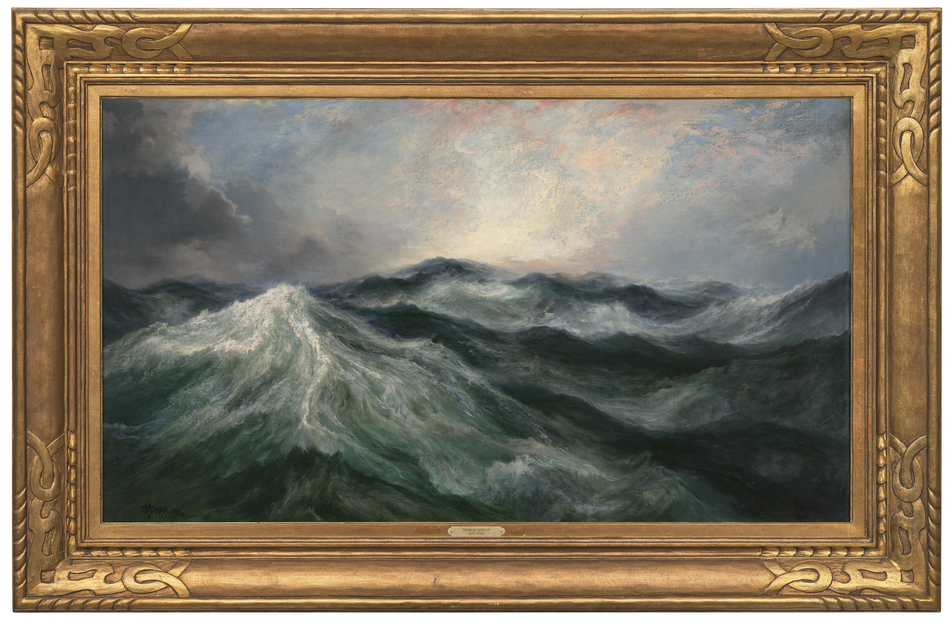 Thomas Moran — Утро после шторма, Средняя Атлантика, изображение 2