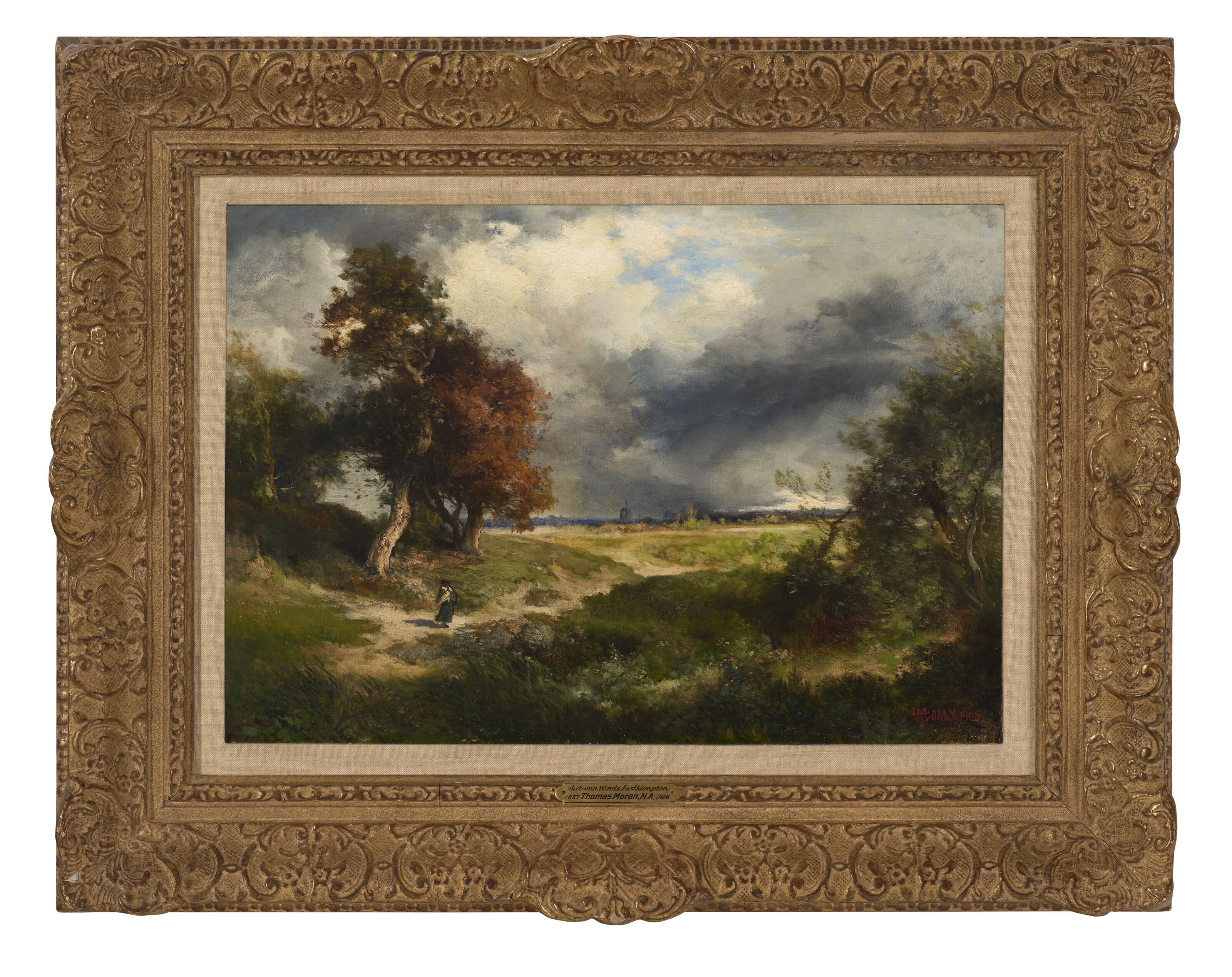Thomas Moran — Осенние ветры, Ист-Хэмптон, Лонг-Айленд, изображение 2