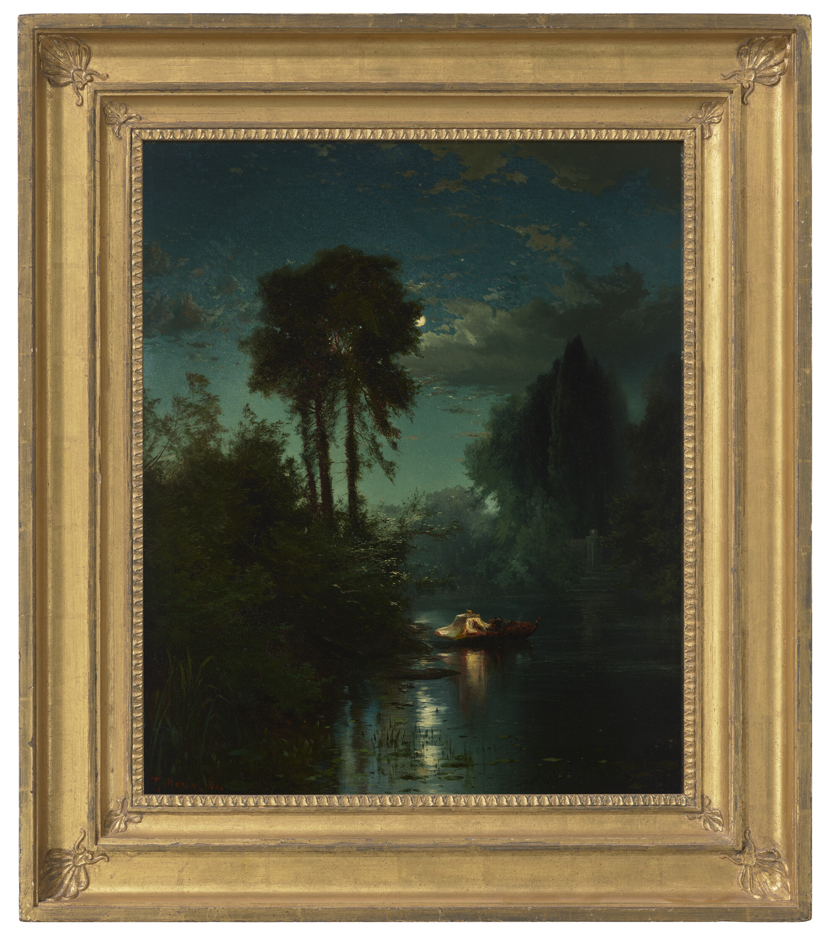Thomas Moran — Вечеринка на воде, изображение 2