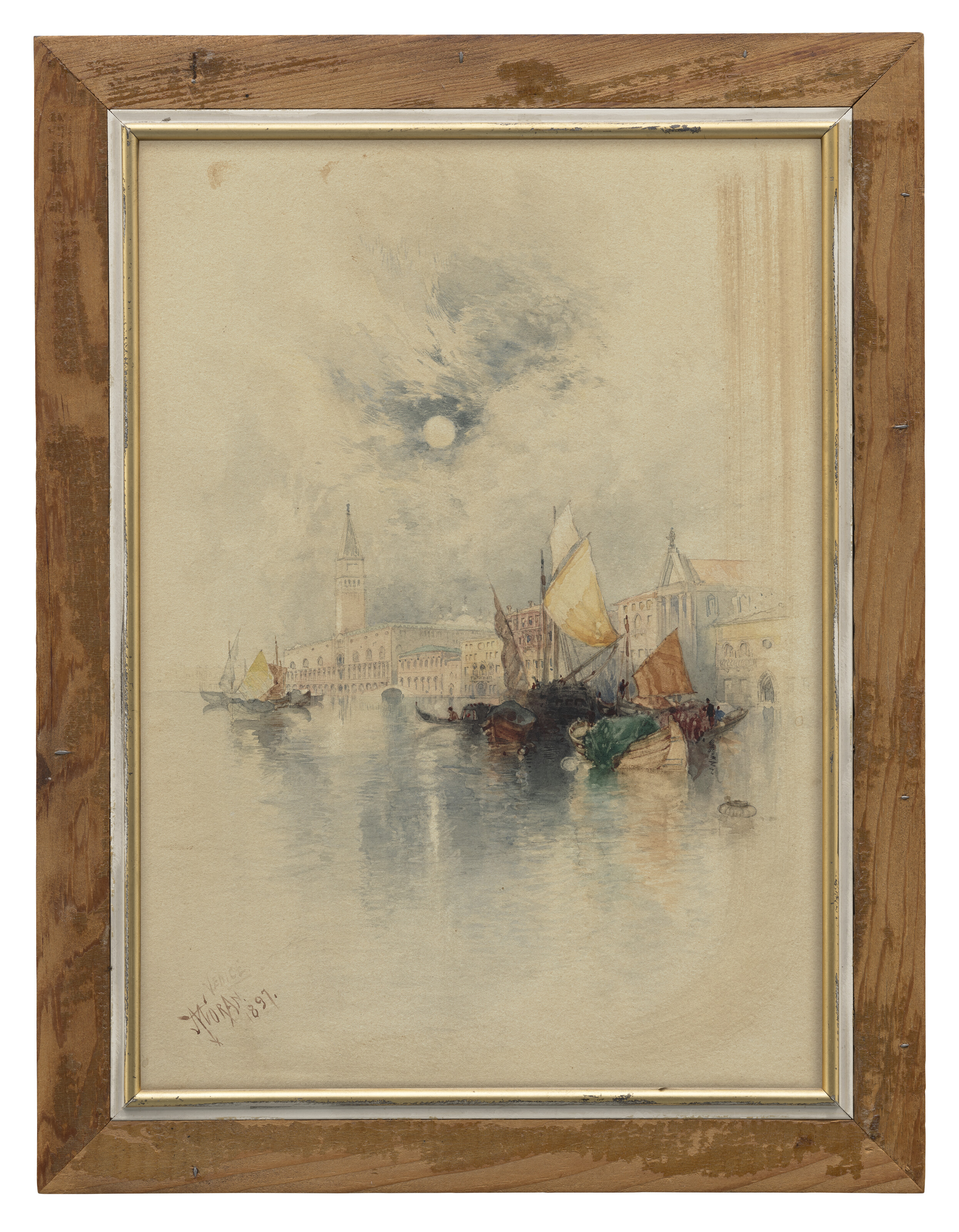 Thomas Moran — Венеция, изображение 2