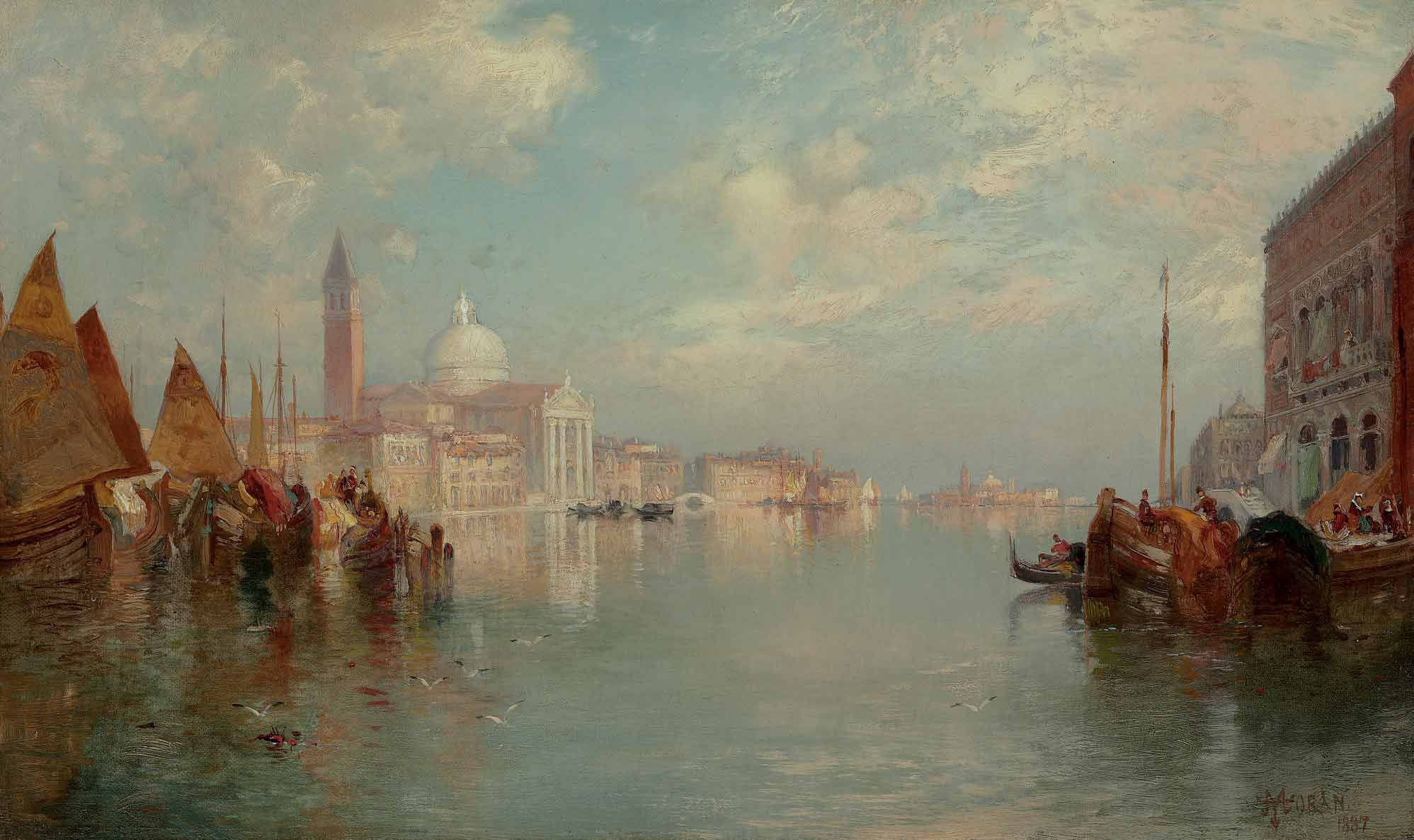 Thomas Moran — На Большом канале