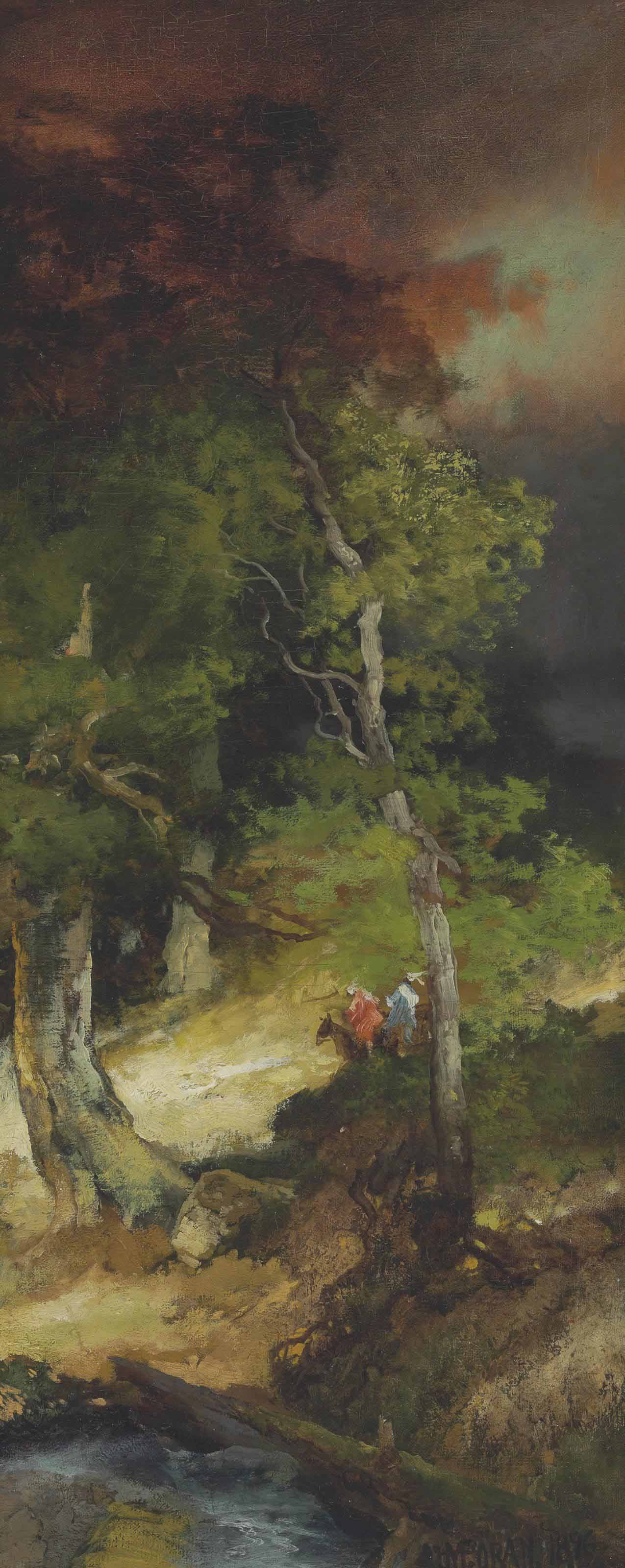 Thomas Moran — Индийское убежище