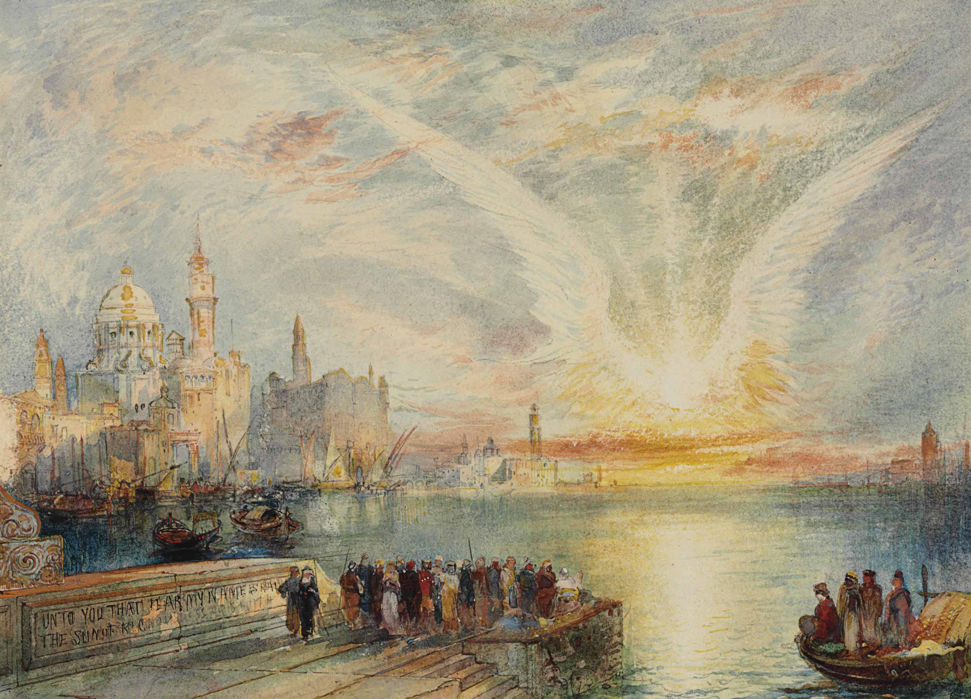 Thomas Moran — Для Вас, Боящихся Имени Моего, Взойдет Солнце Праведности с Исцелением в Своих Лучах