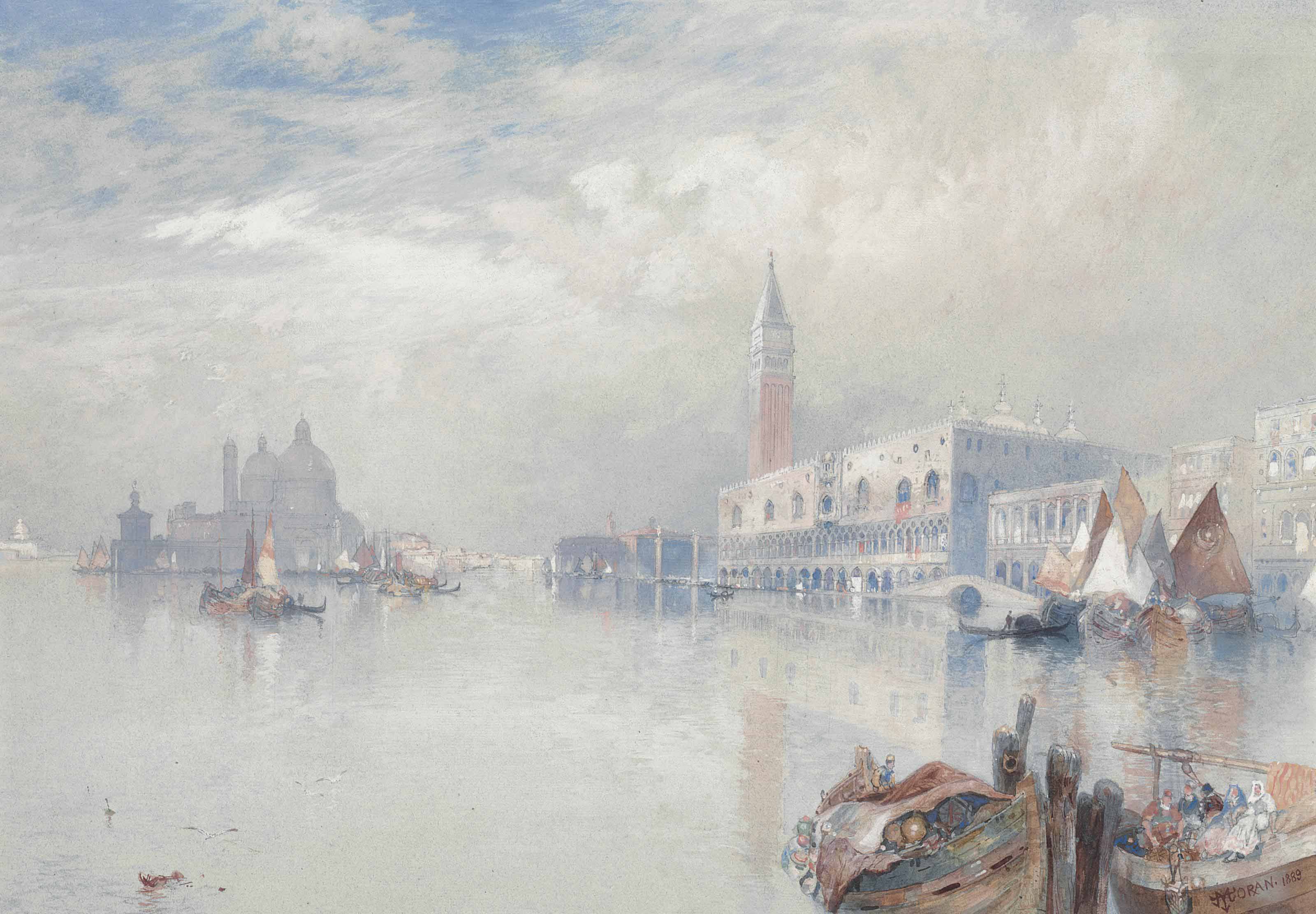 Thomas Moran — Венецианская сцена