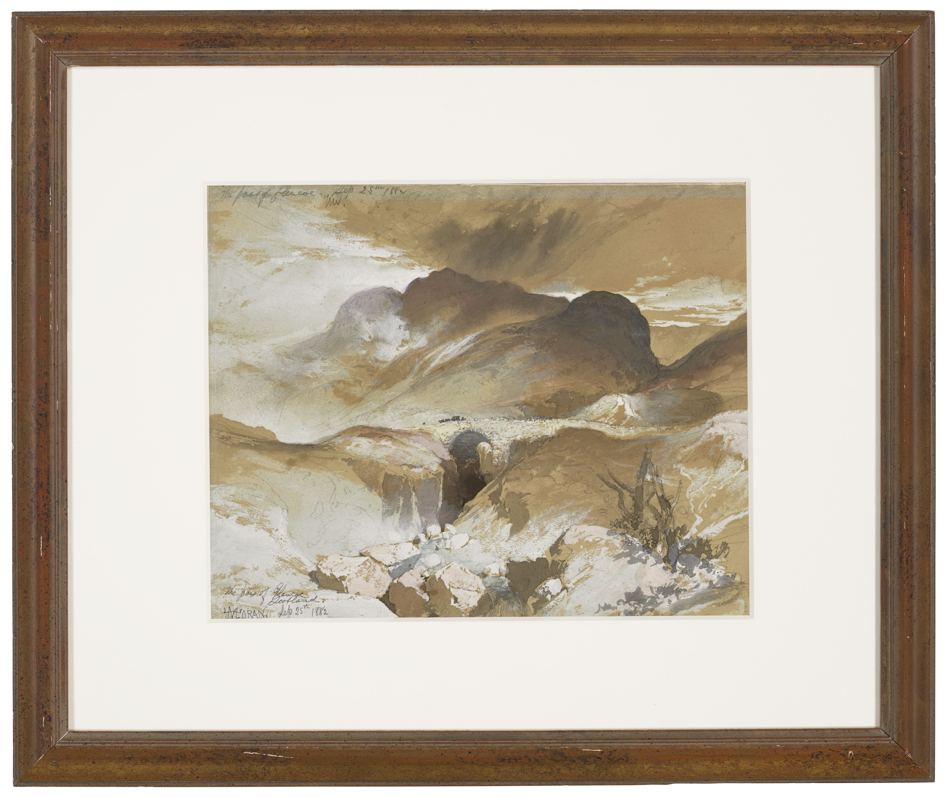 Thomas Moran — Перевал Гленко, Шотландия, изображение 2
