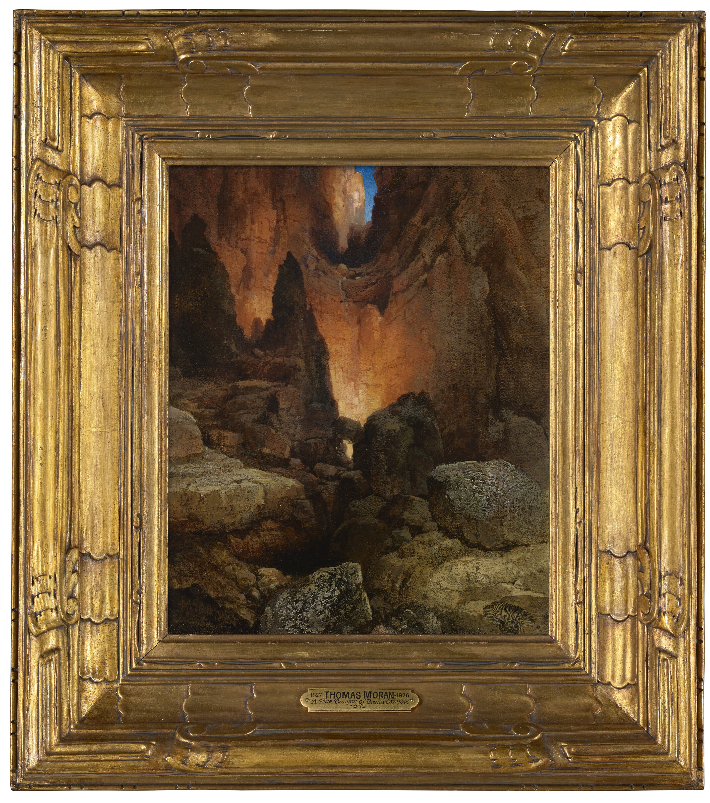 Thomas Moran — Боковой каньон, Большой каньон Аризоны, изображение 2