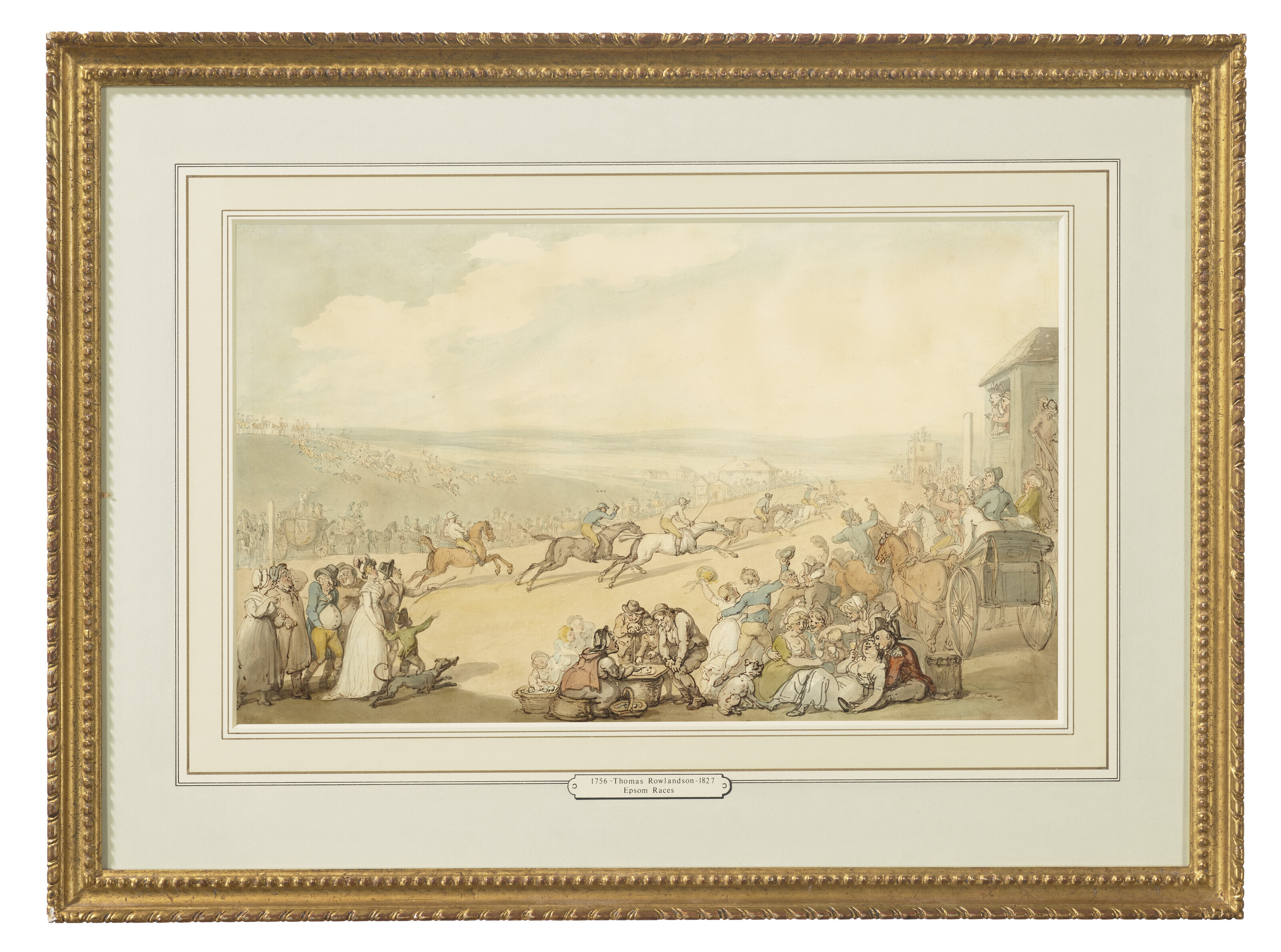 Thomas Rowlandson — Гонки в Эпсоме, изображение 2
