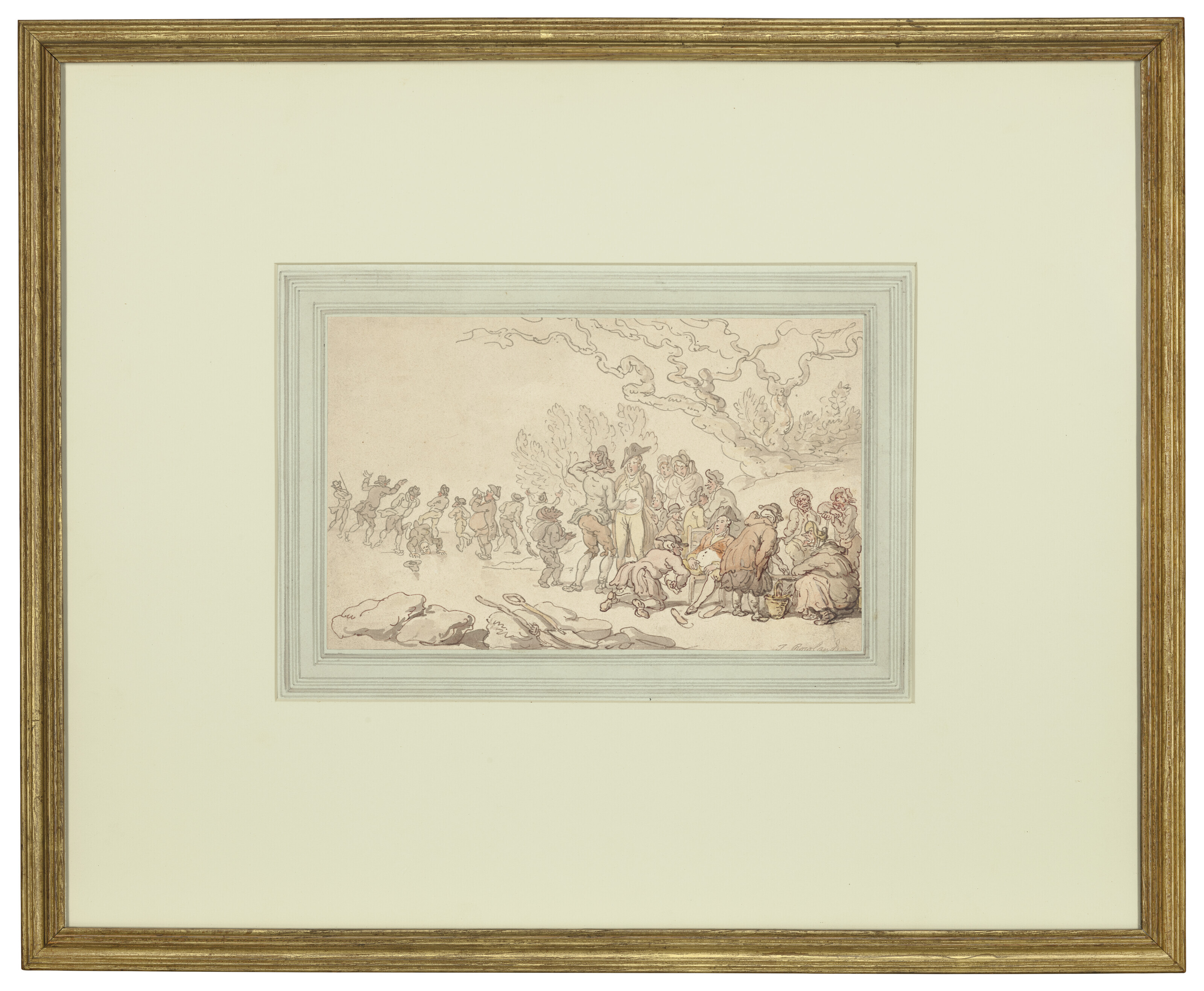 Thomas Rowlandson — Катание на коньках по серпантину, изображение 2