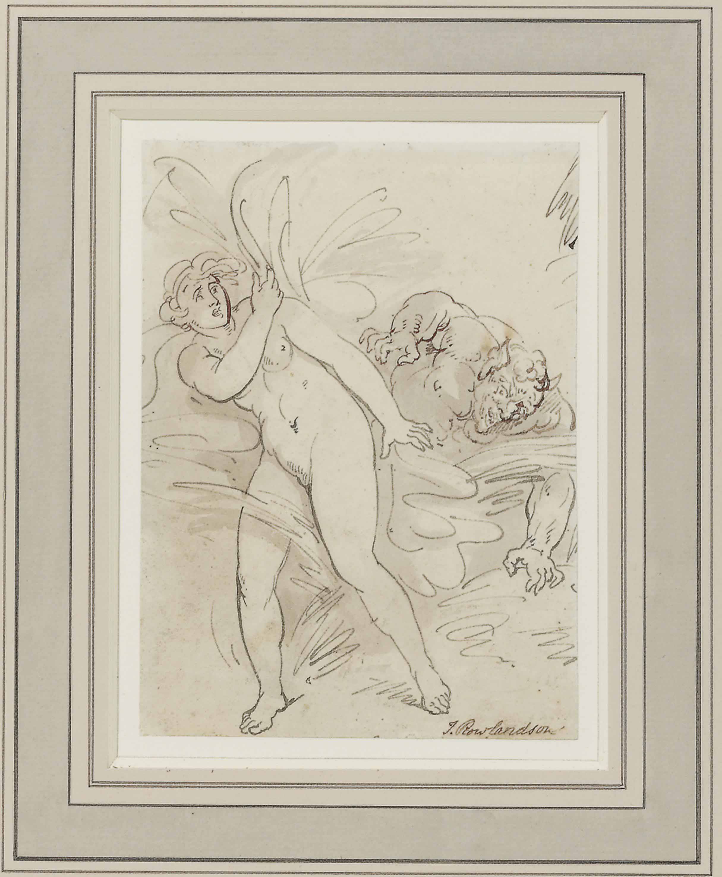 Thomas Rowlandson — Влюбленный сатир