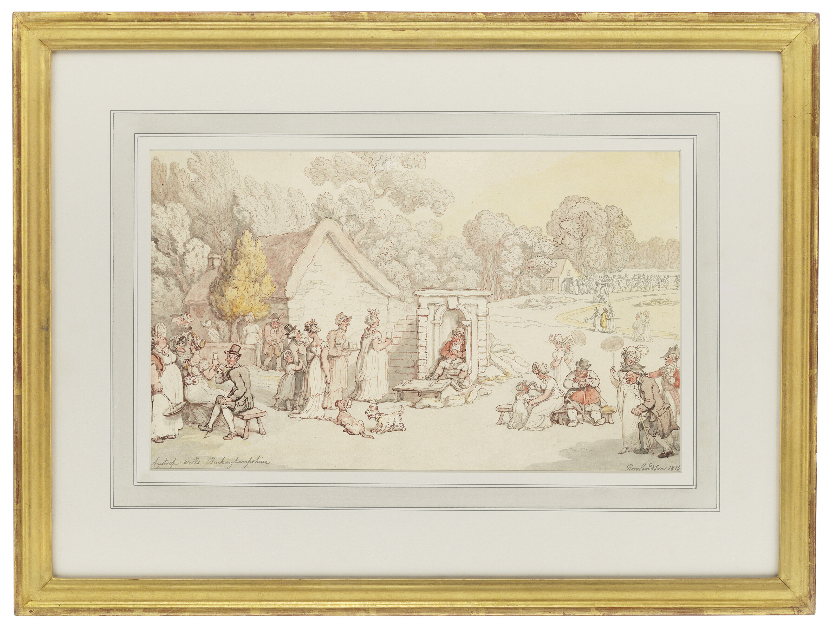 Thomas Rowlandson — Колодец Святого Рамболда в Астропе, Бакингемшир, изображение 2