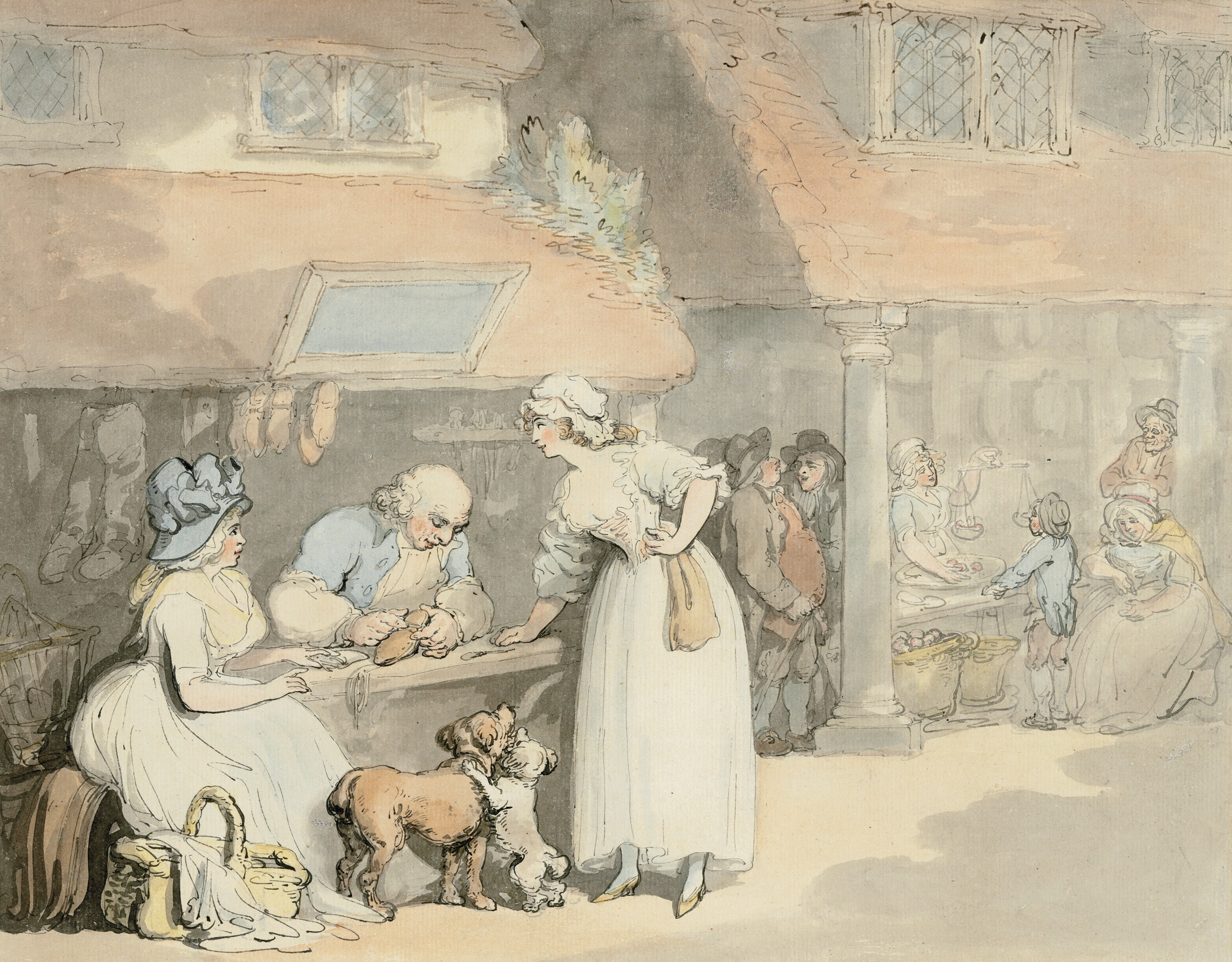 Thomas Rowlandson — У сапожников