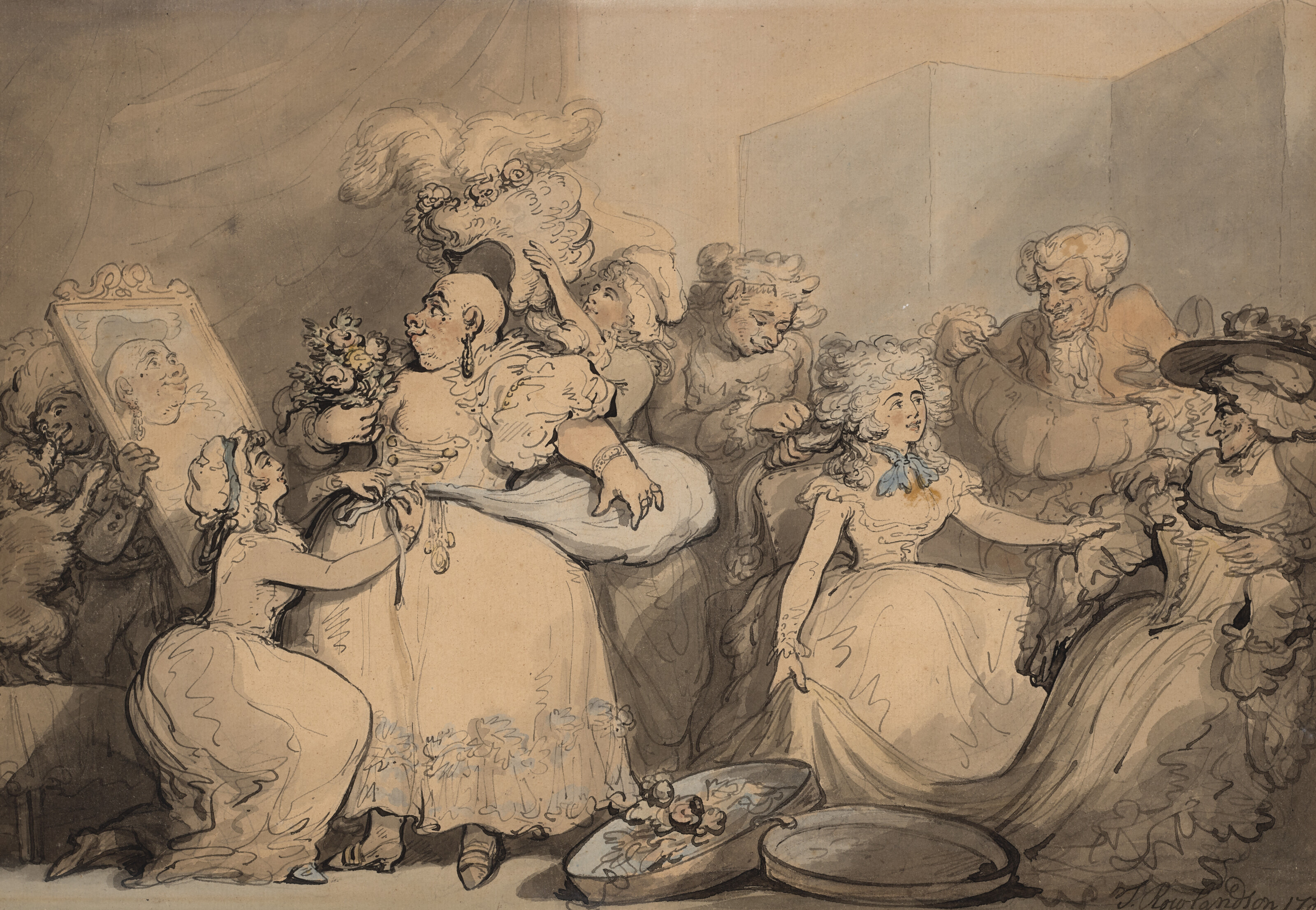 Thomas Rowlandson — Наряд на день рождения