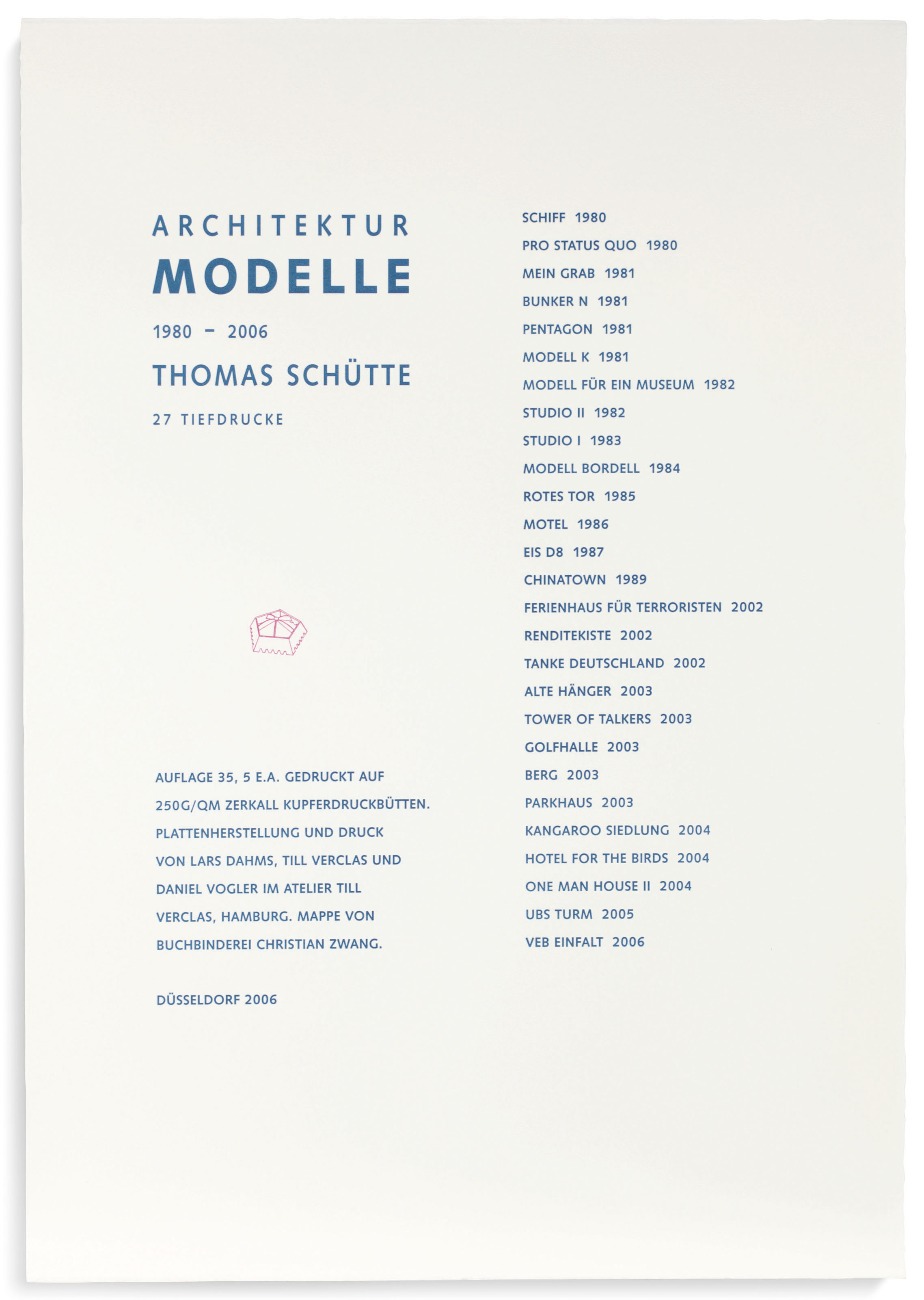 Thomas Schütte — Архитектурная модель 1980-2006 (Архитектурные модели 1980-2006), изображение 29