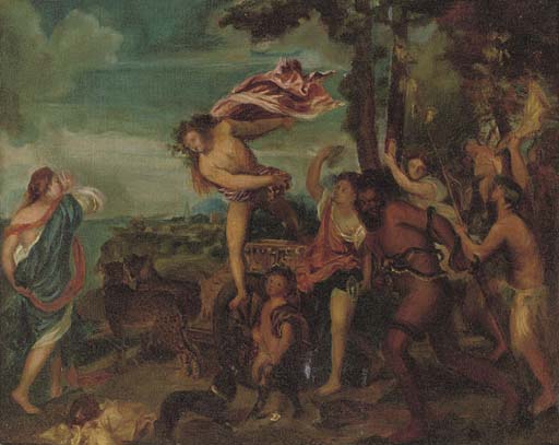Titian — Вакх и Ариадна