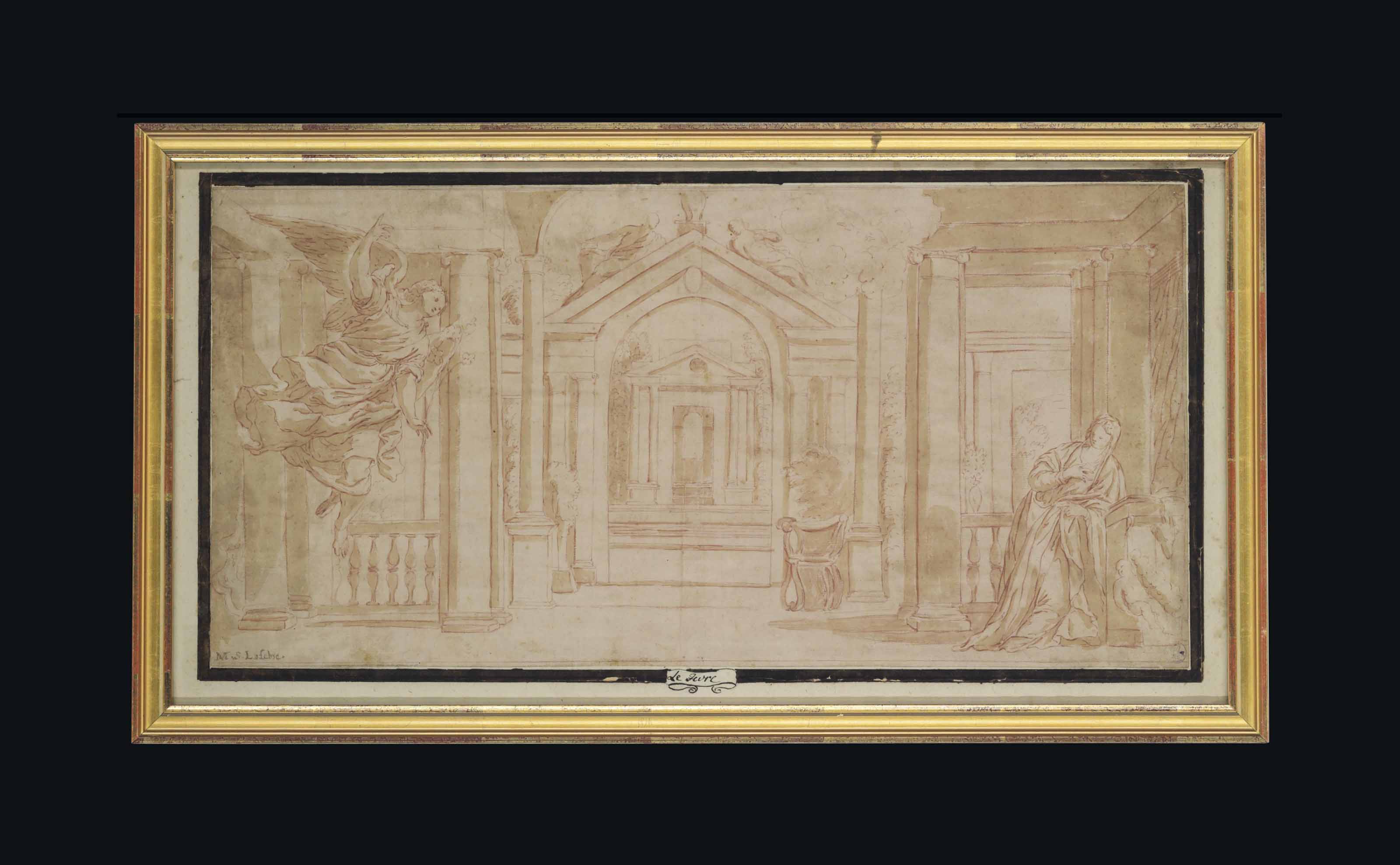 Titian — Дож Джироламо Приули со святым Иеронимом, по Тинторетто; Катарина Корнаро, королева Кипра, приветствуемая дожем Агостино Барбариго, по Веронезе; Благовещение, по Тициану; Мистический брак святой Екатерины, по Тинторетто; Афинская школа; Дева Благовещеная, по Тинторетто; и Свадьба в Кане, в честь Тинторетто, изображение 3