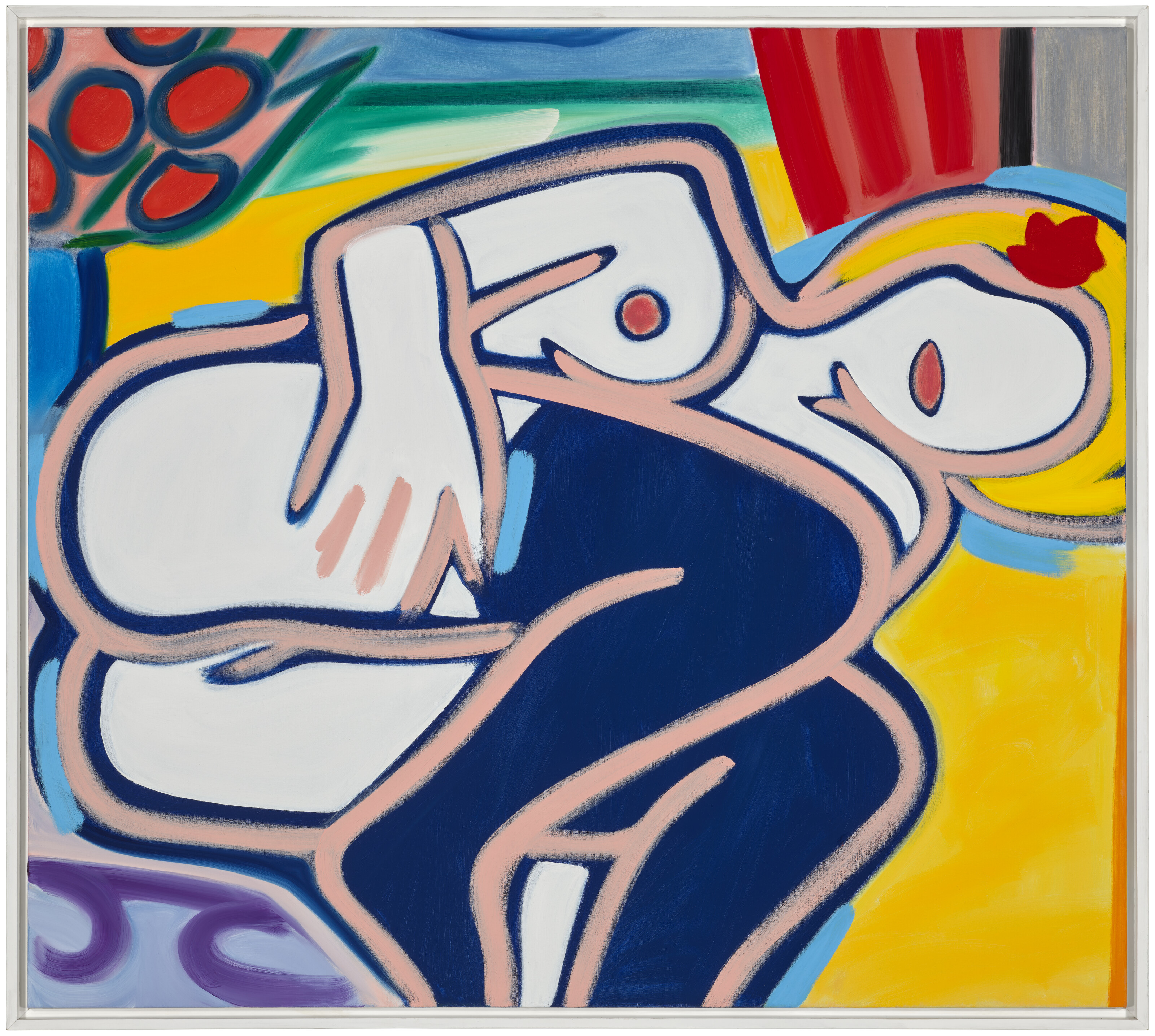 Tom Wesselmann — Свернувшаяся калачиком Голубая Обнаженная, изображение 2