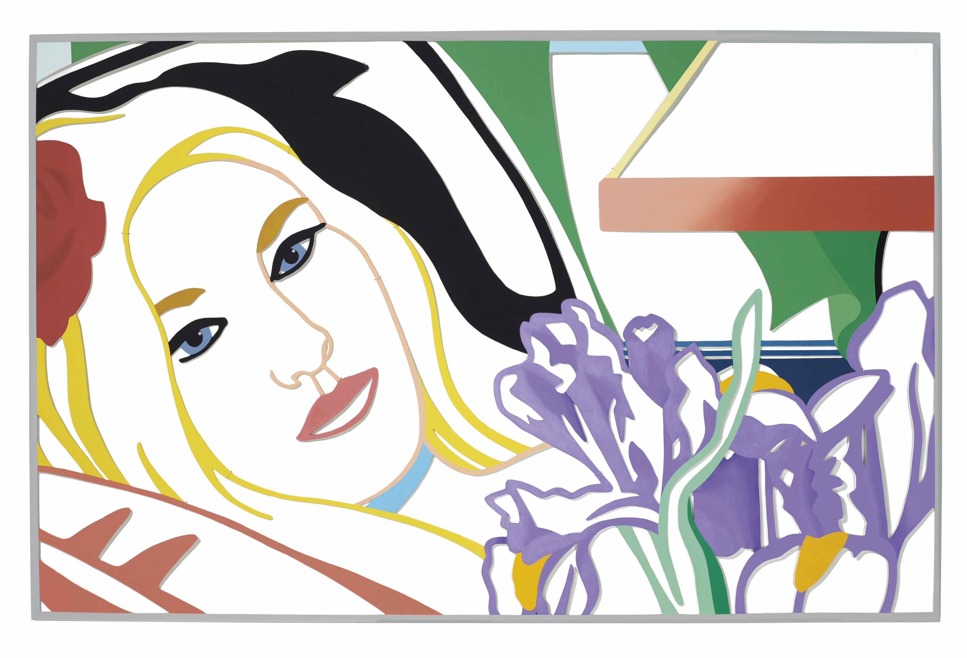 Tom Wesselmann — Блондинка в спальне с радужкой, изображение 2
