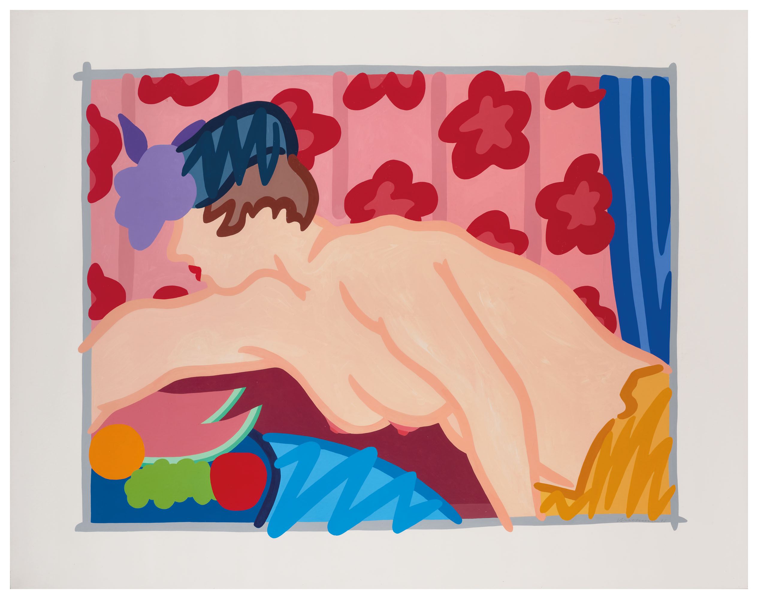 Tom Wesselmann — 1960 Джуди перегибается через стол, изображение 2