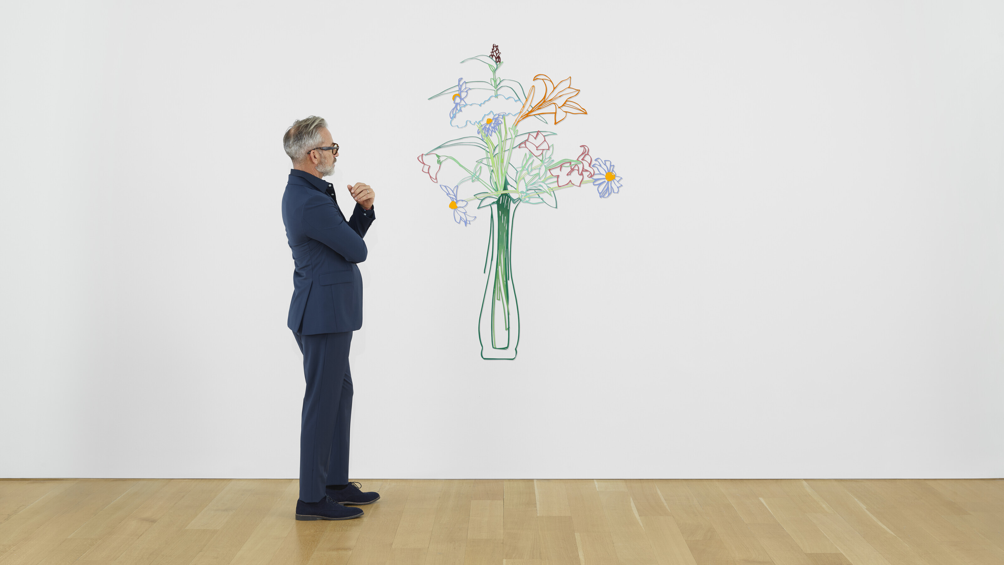 Tom Wesselmann — Букет полевых цветов (в высокой вазе) (Маленький) (Вариант №1), изображение 2