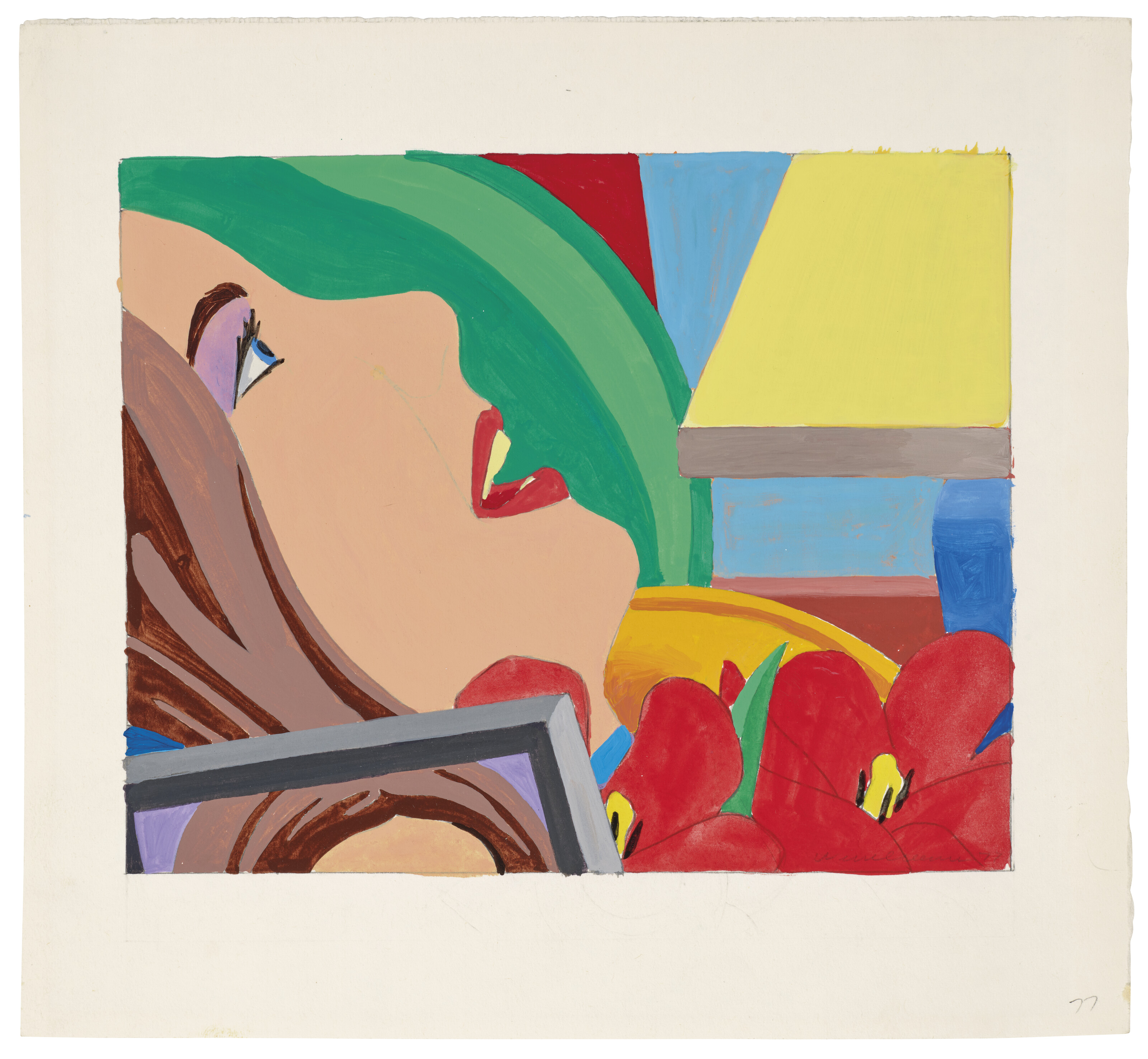 Tom Wesselmann — Этюд для рисования в спальне №40, изображение 2