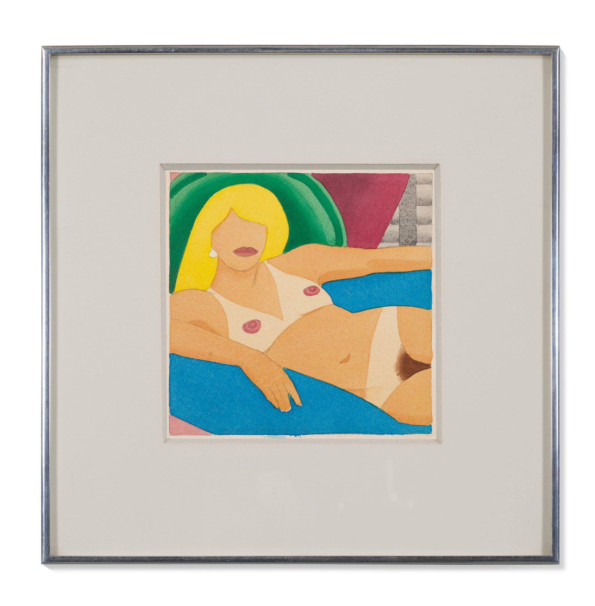 Tom Wesselmann — Этюд для шелкографии телесного цвета, изображение 2