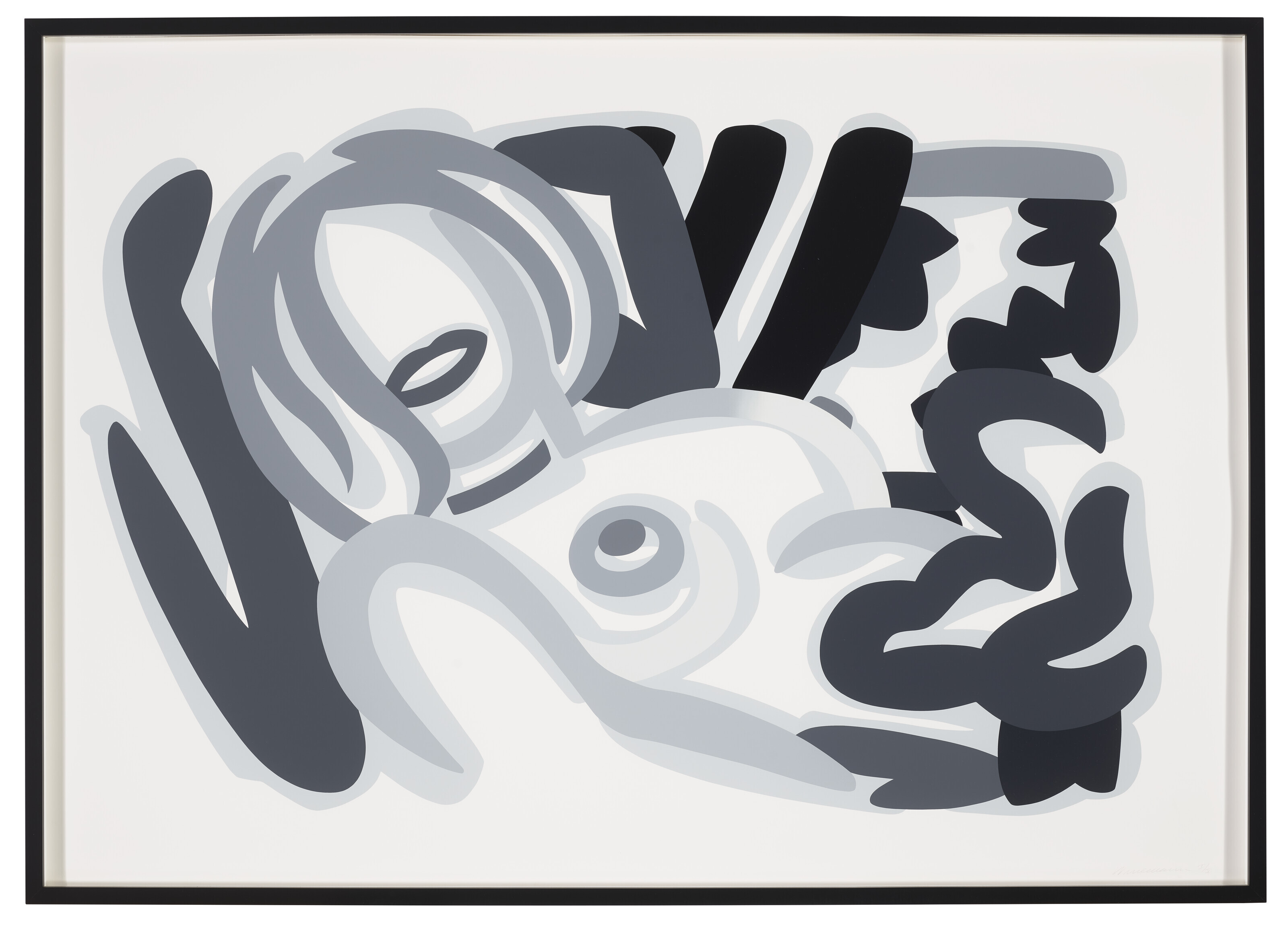 Tom Wesselmann — Крупная блондинка с колье (Гризайль), изображение 2