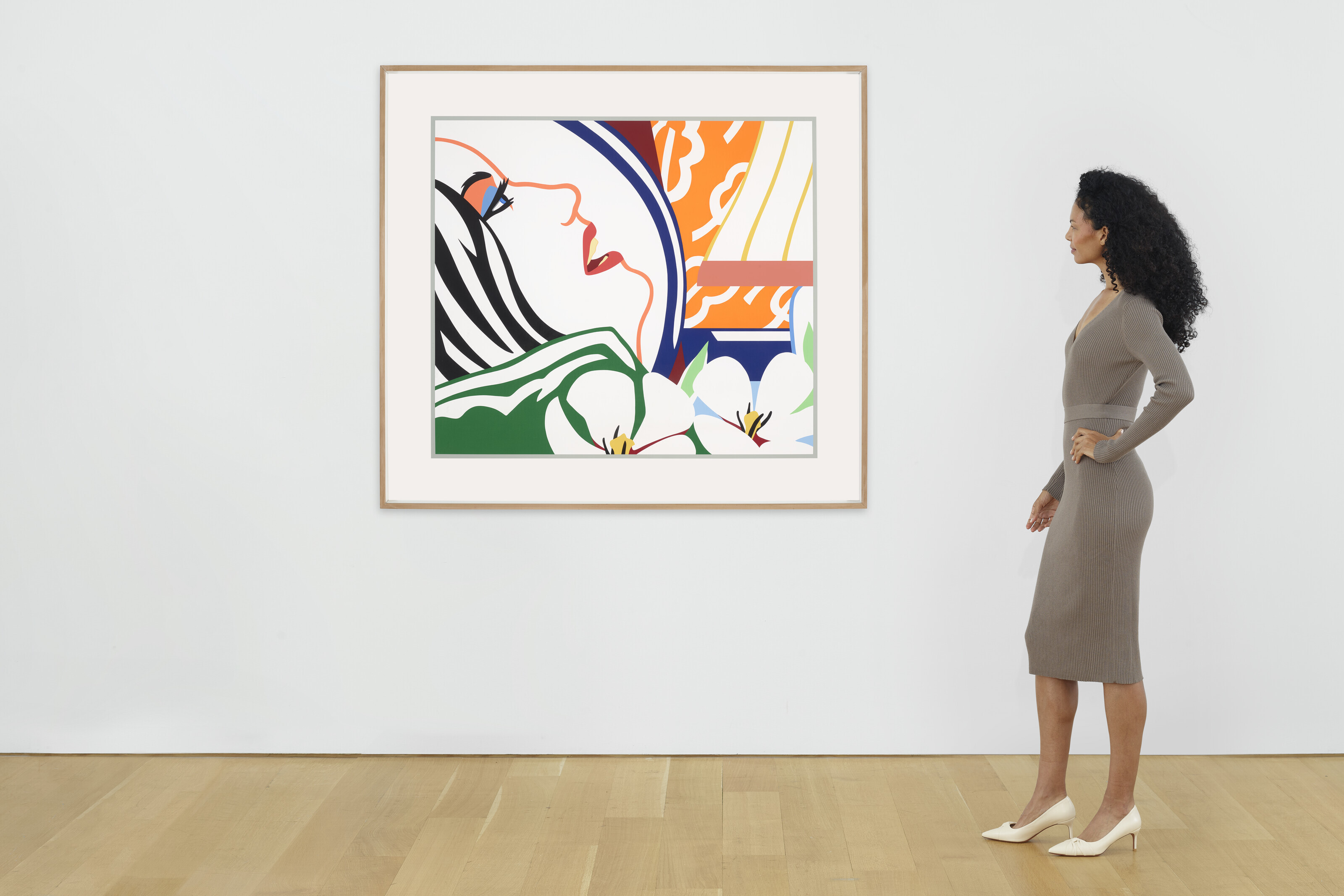 Tom Wesselmann — Стены спальни оклеены оранжевыми обоями, изображение 3