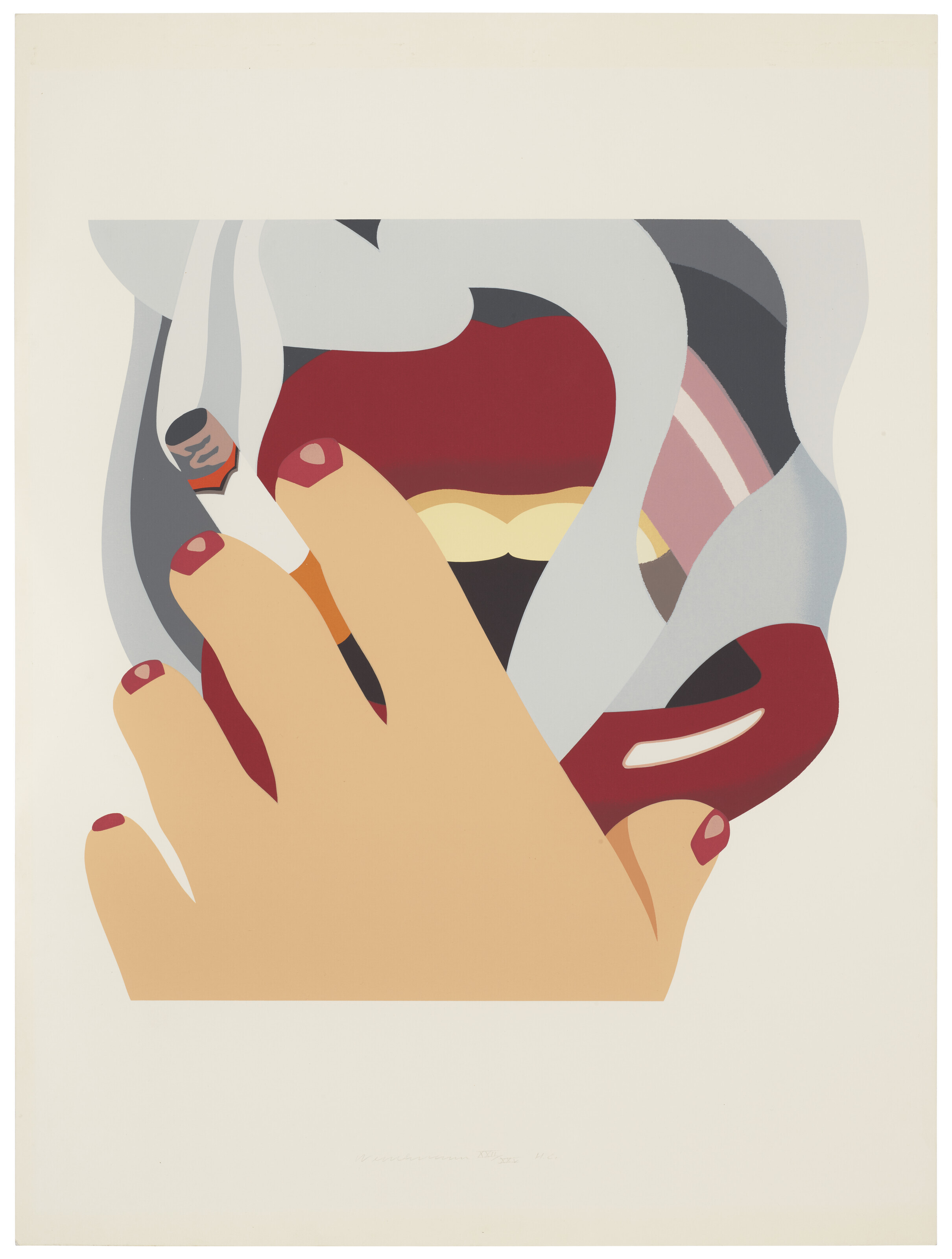 Tom Wesselmann — Курильщик, с портрета американца