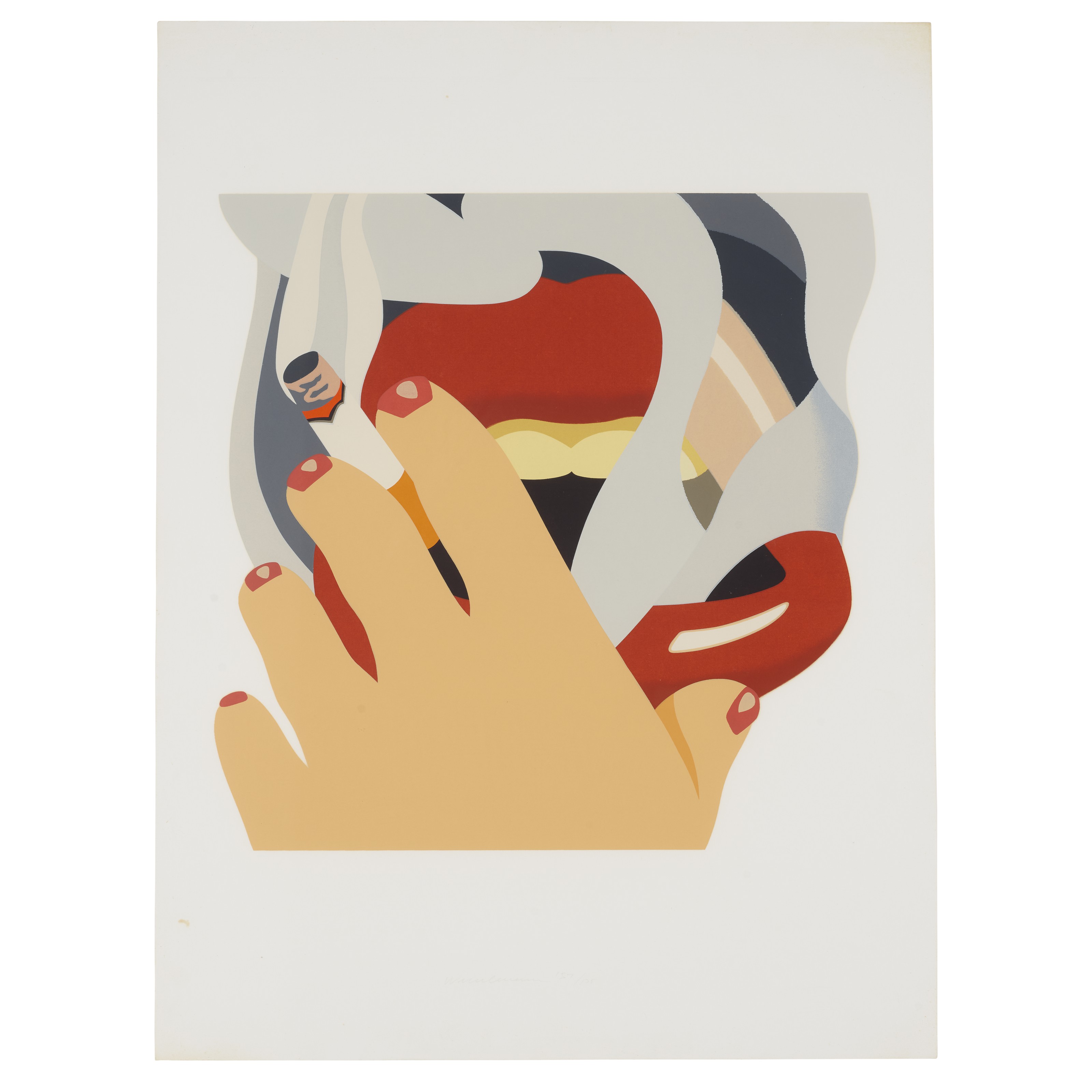 Tom Wesselmann — Курильщик с портрета американца