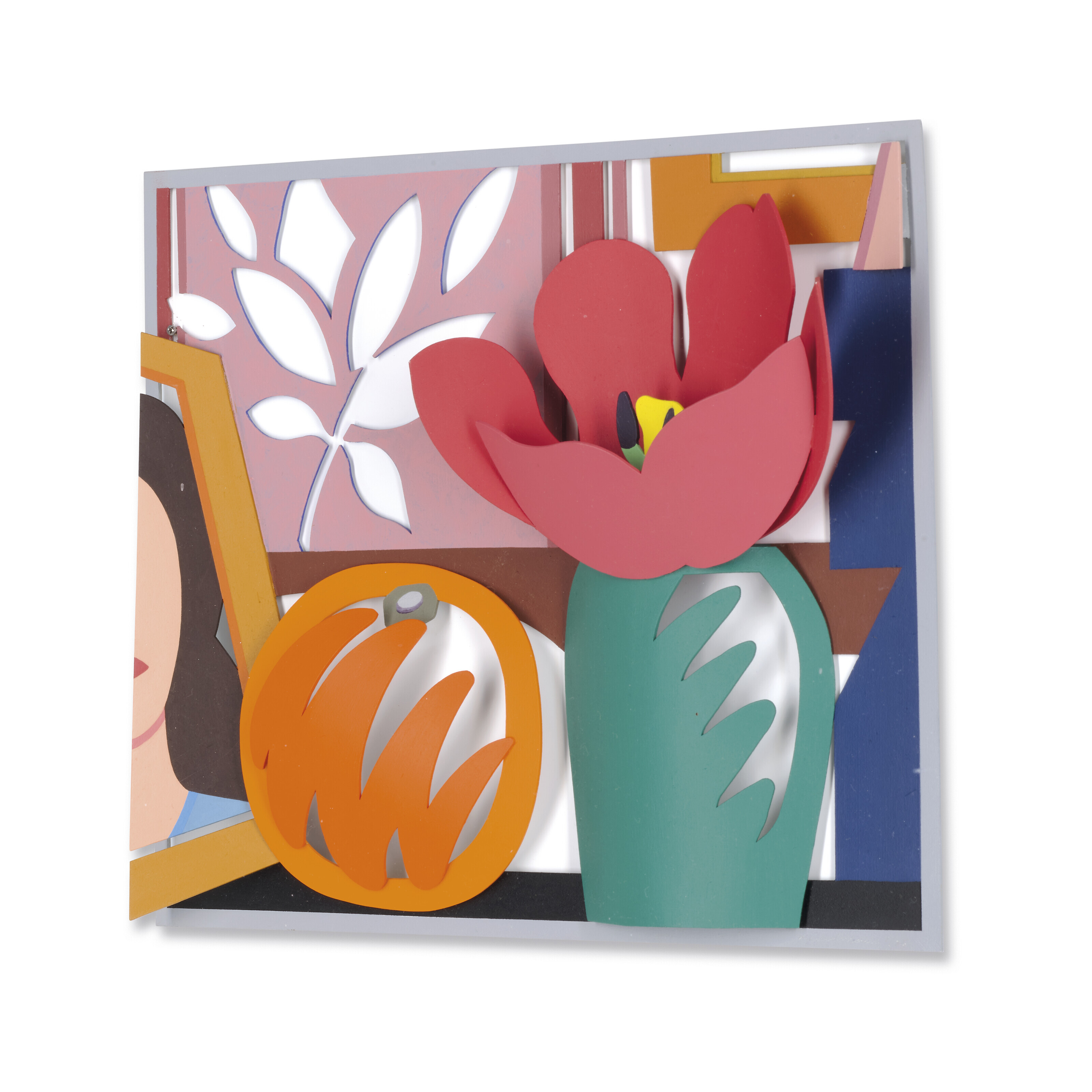 Tom Wesselmann — Натюрморт с апельсином и тюльпаном, изображение 2