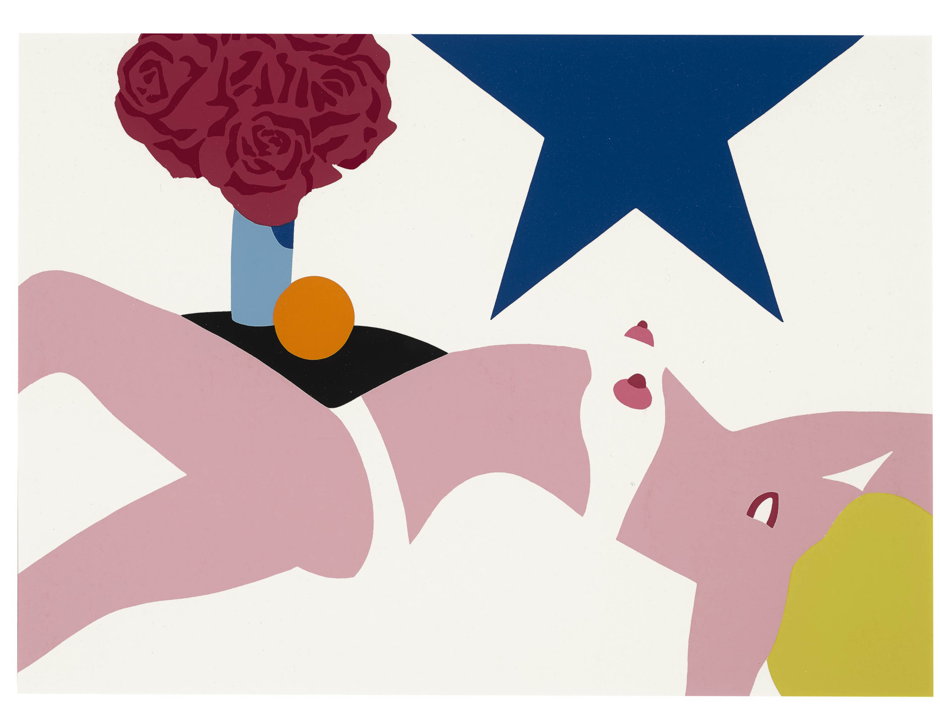 Tom Wesselmann — Великая американская обнаженная натура, из "Баннера", Многократный календарь 1968 года