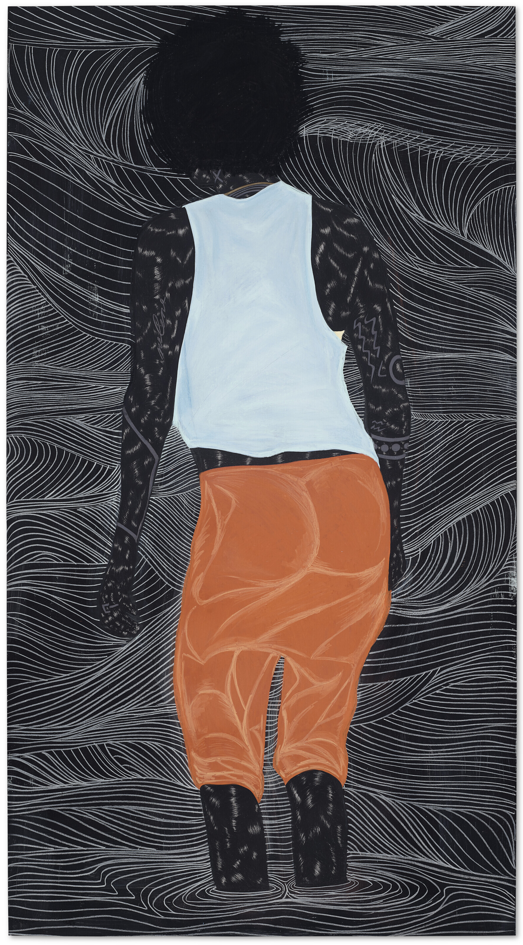 Toyin Ojih Odutola — Внутри этого темного канала (все, что ты мог видеть, - это то, что она могла тебе дать)