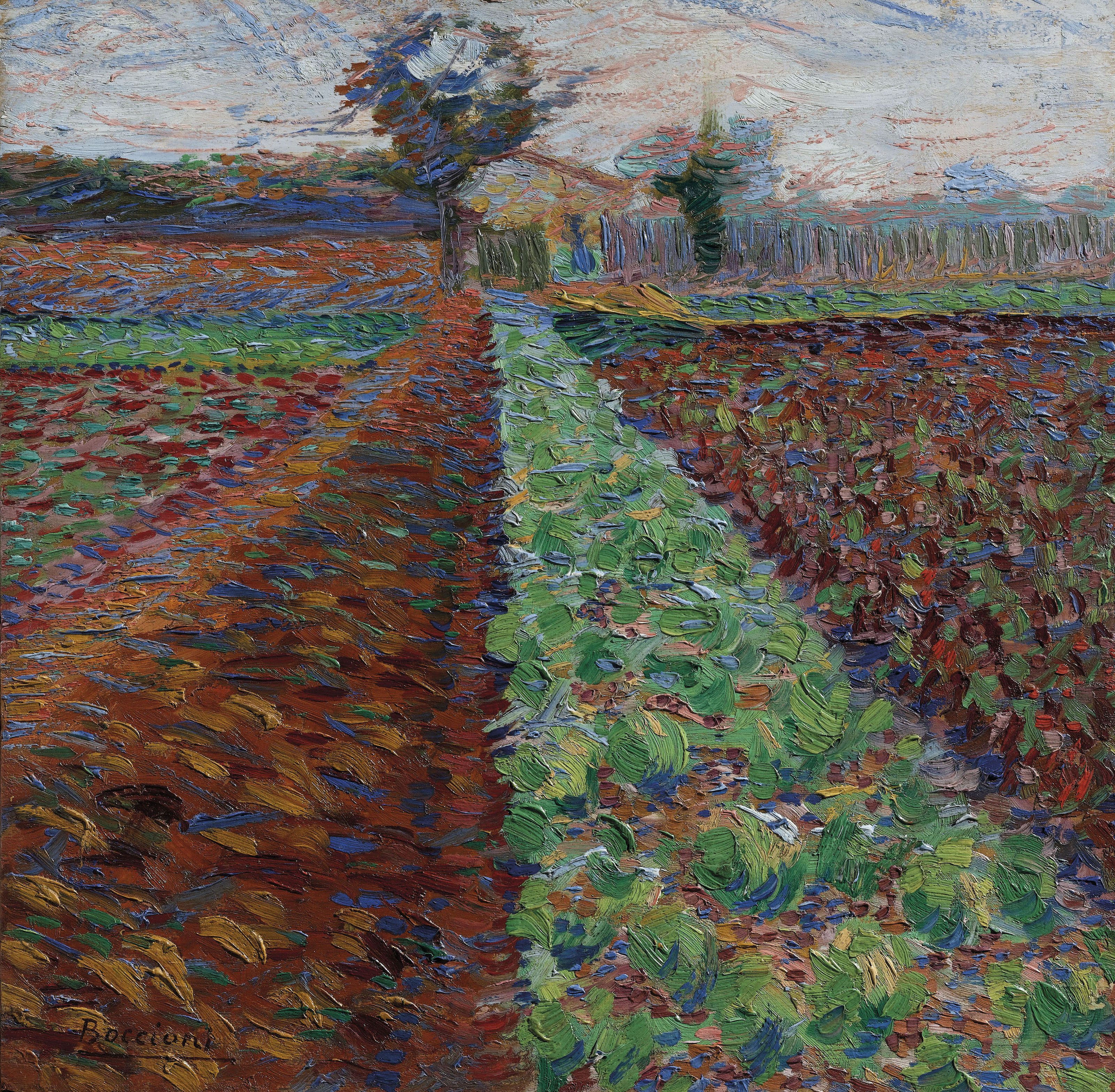 Umberto Boccioni — Кампо-кон-Альбери