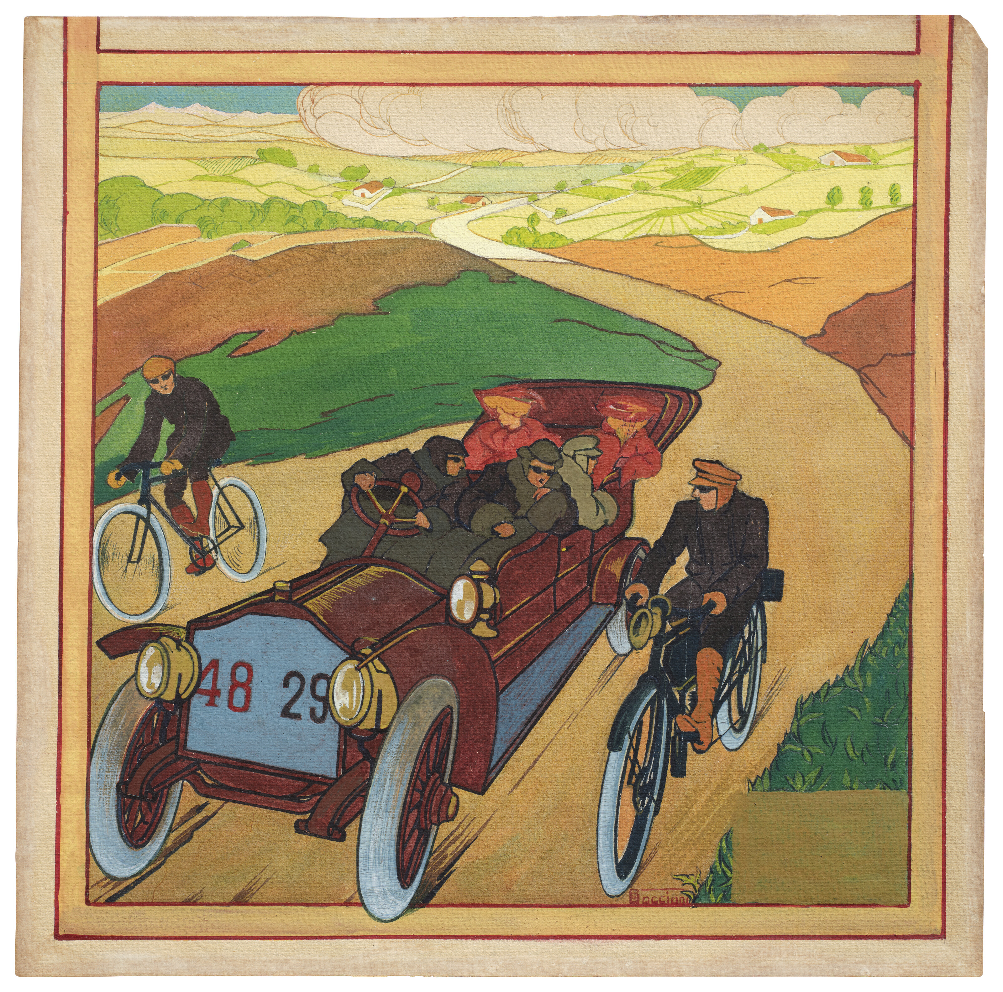 Umberto Boccioni — Автомобиль