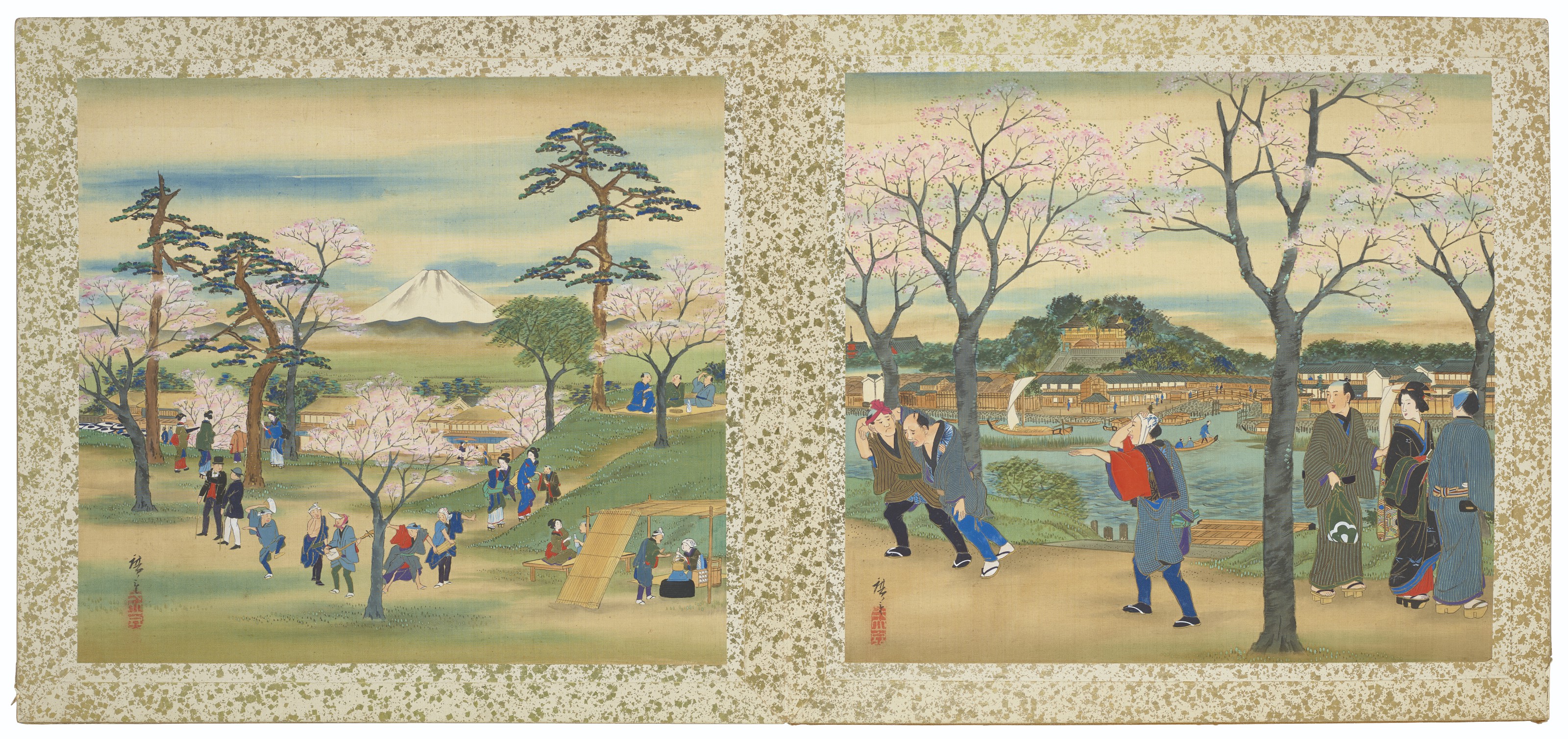 Utagawa Hiroshige — Знаменитые виды на дорогу Токайдо, изображение 2