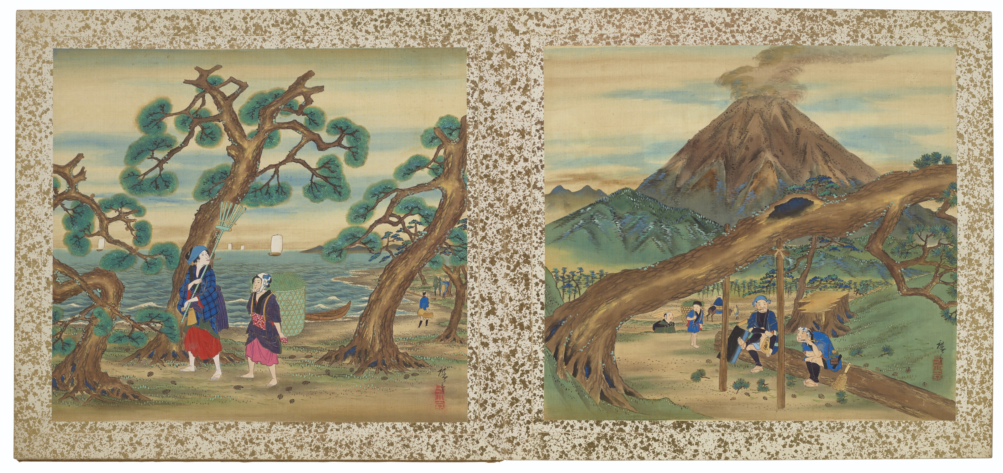 Utagawa Hiroshige — Знаменитые виды на дорогу Токайдо, изображение 13