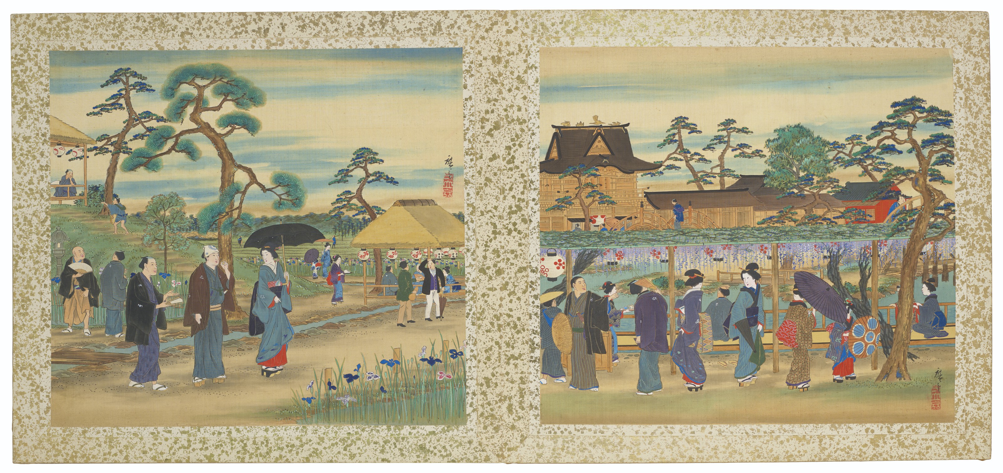 Utagawa Hiroshige — Знаменитые виды на дорогу Токайдо, изображение 4