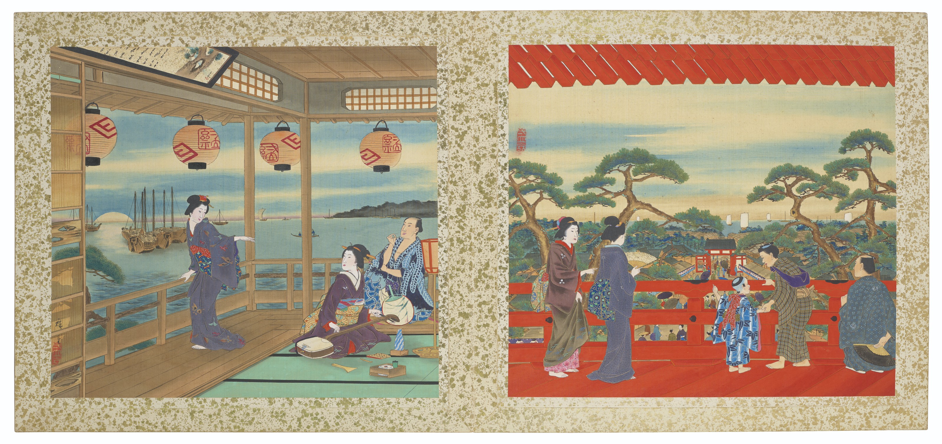Utagawa Hiroshige — Знаменитые виды на дорогу Токайдо, изображение 6