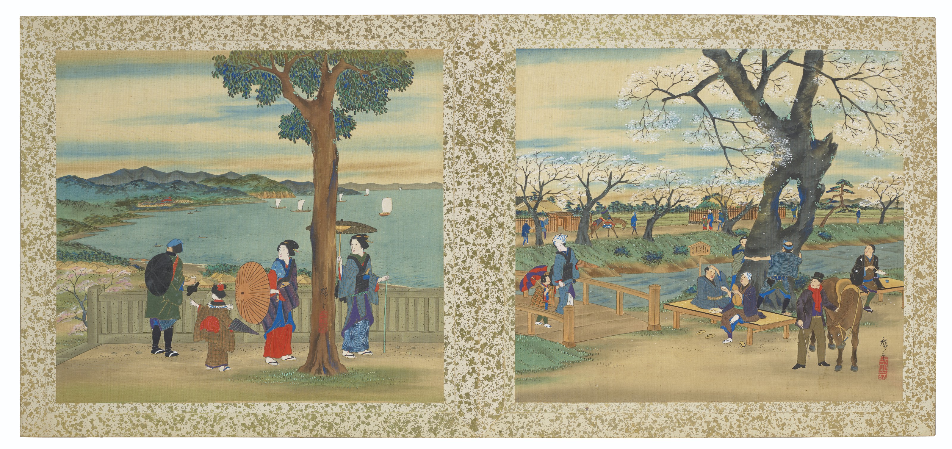 Utagawa Hiroshige — Знаменитые виды на дорогу Токайдо, изображение 9