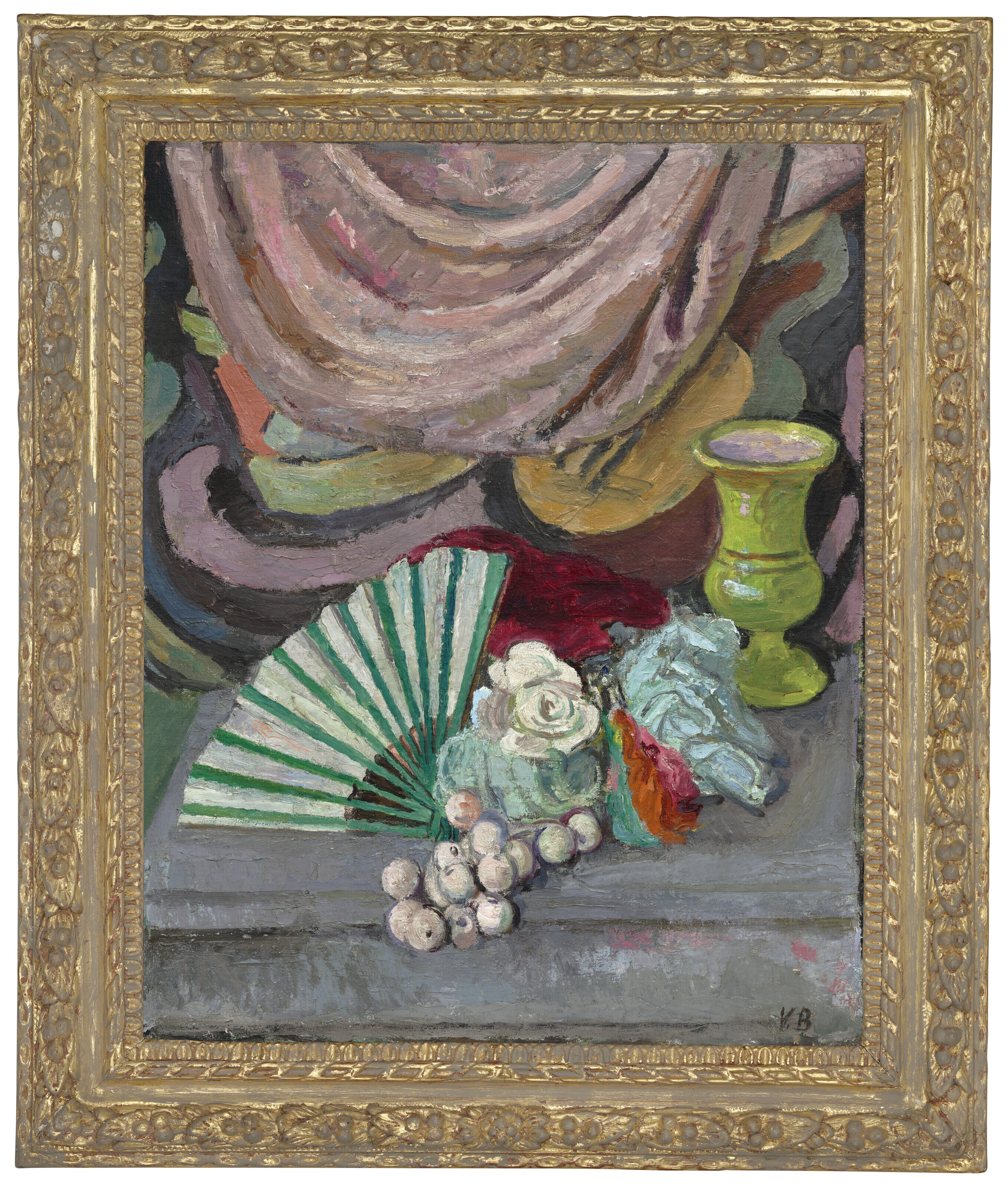 Vanessa Bell — Натюрморт с веером, изображение 2