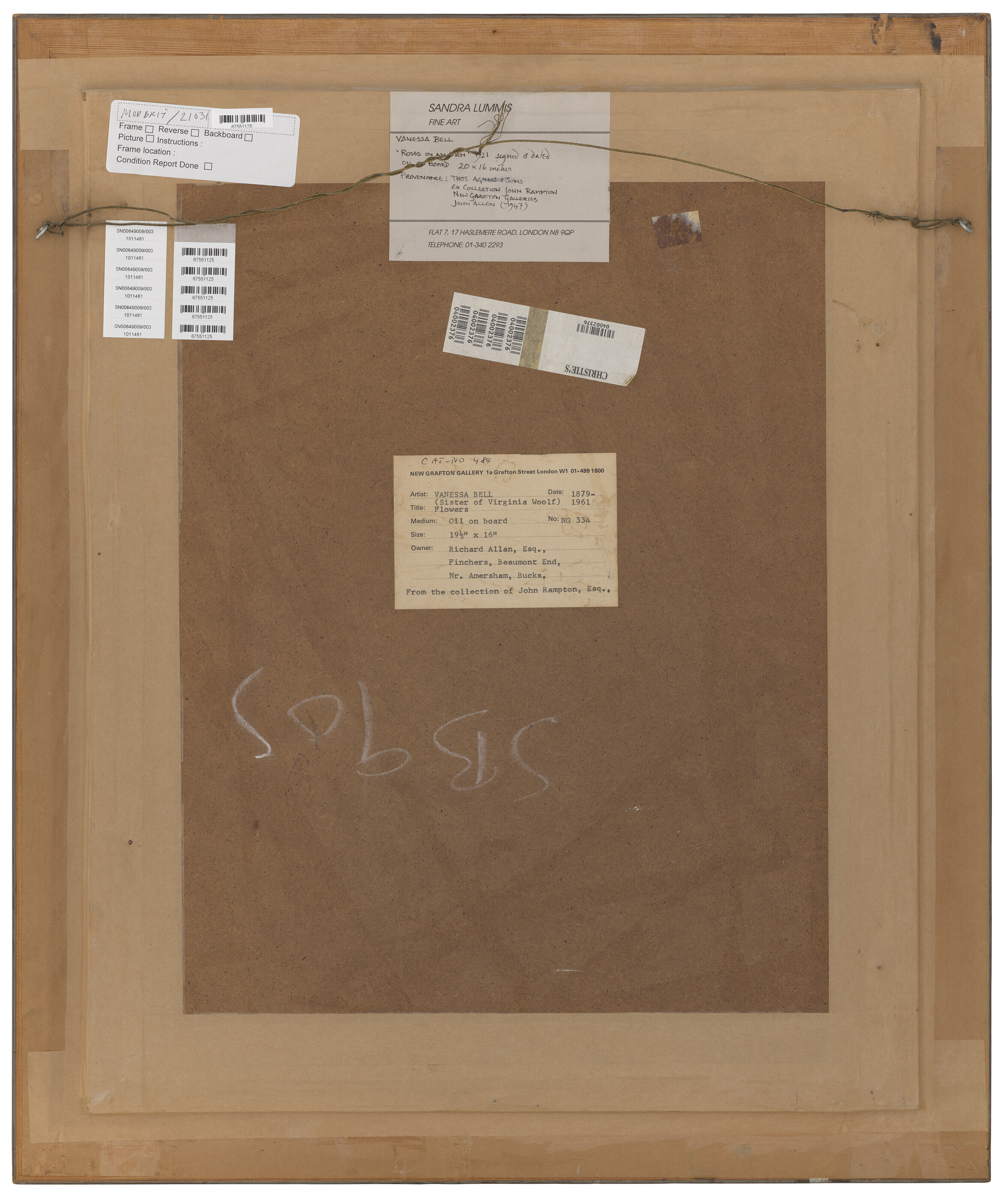 Vanessa Bell — Розы в вазе, изображение 3