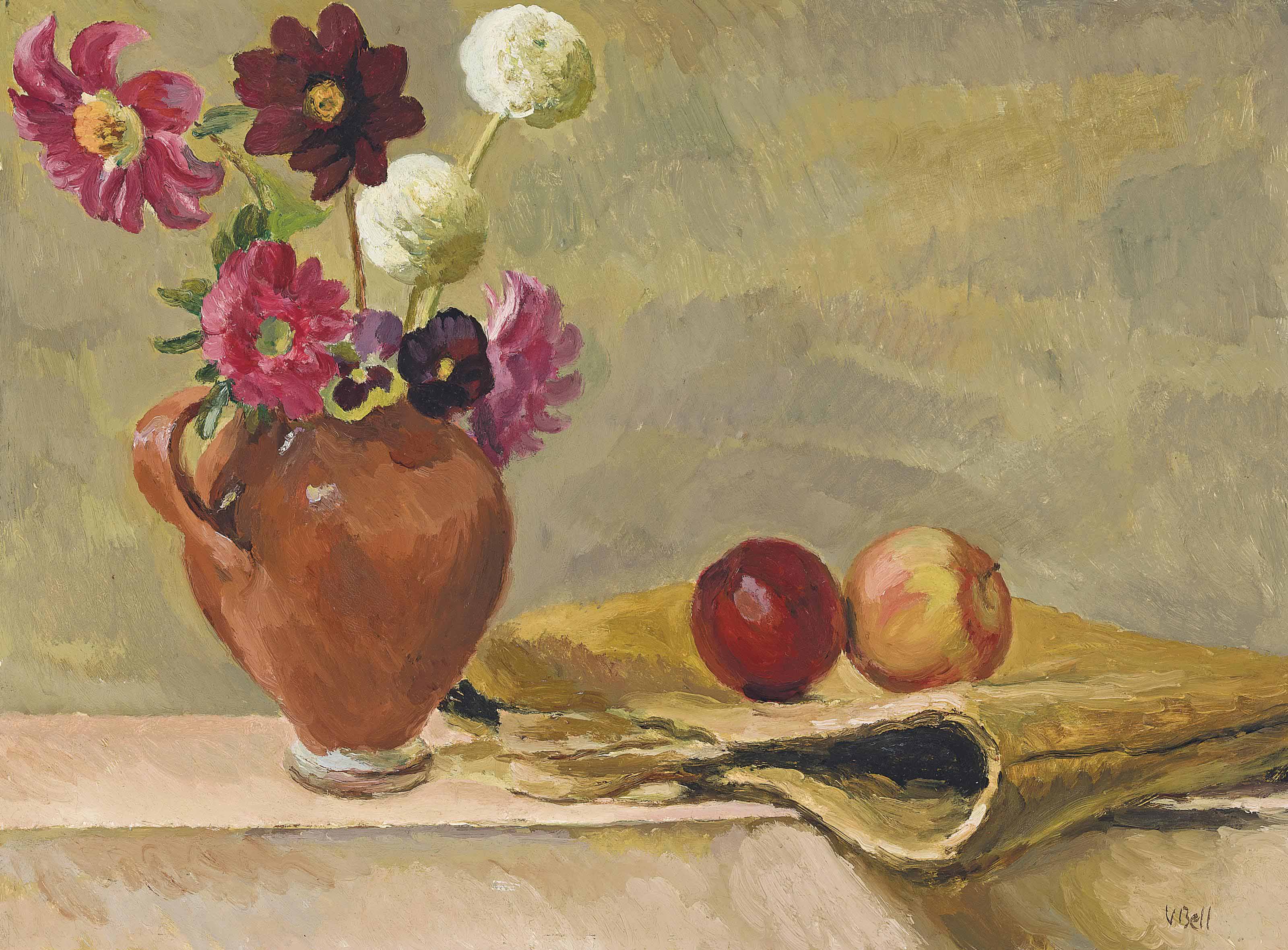 Vanessa Bell — Георгины