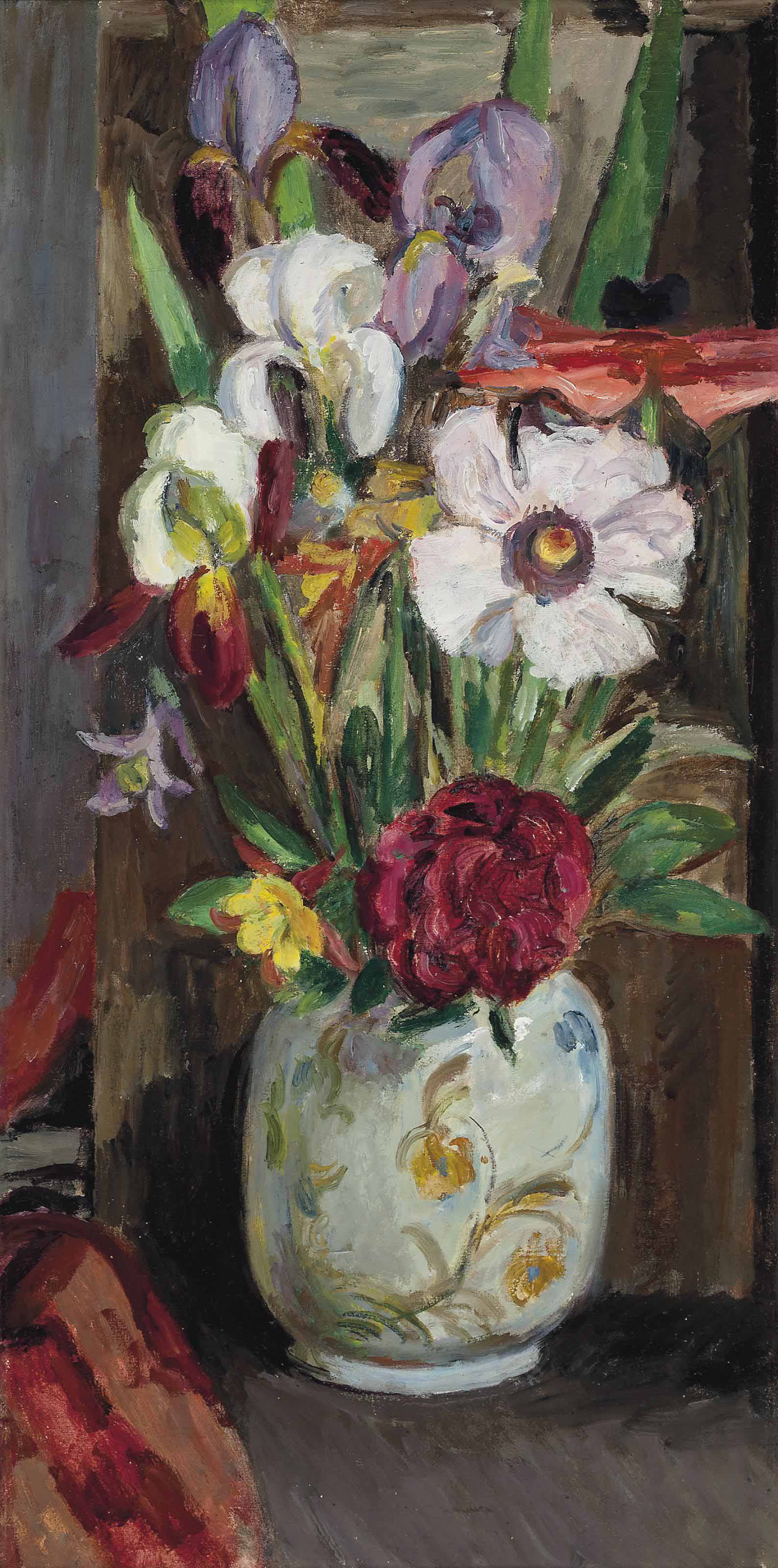 Vanessa Bell — Натюрморт с летними цветами